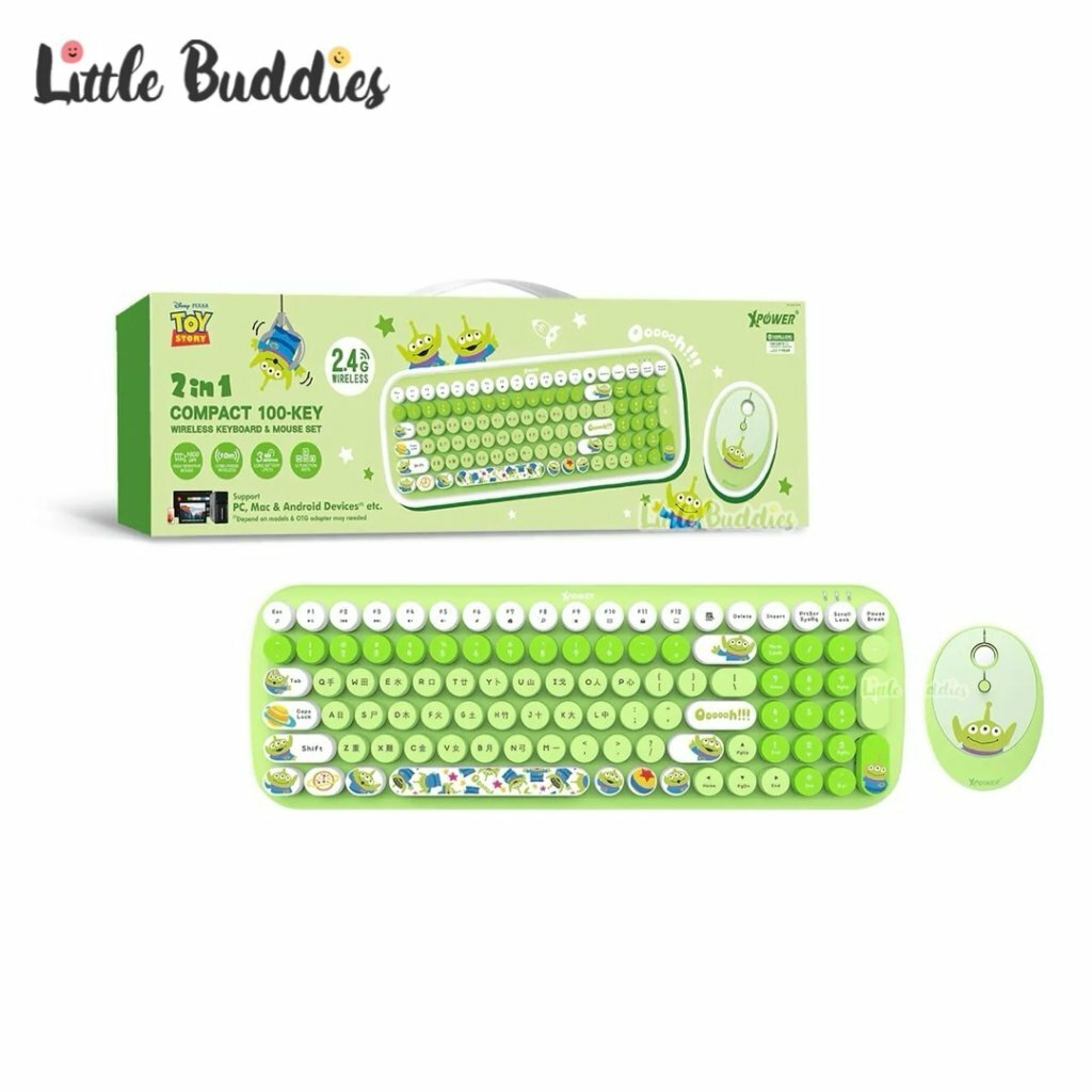 XPower Disney 三眼仔 無線鍵盤滑鼠套裝 (KB7)