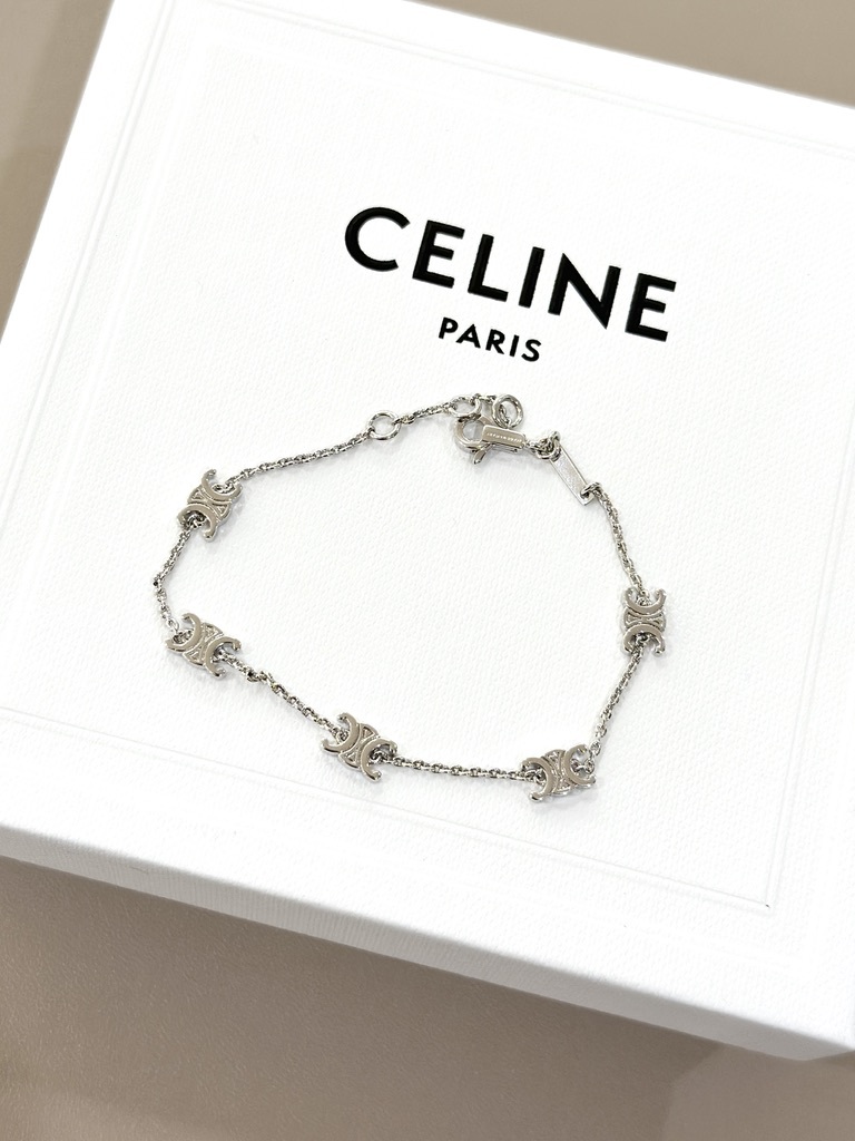 CELINE Mini Triomphe Bracelet