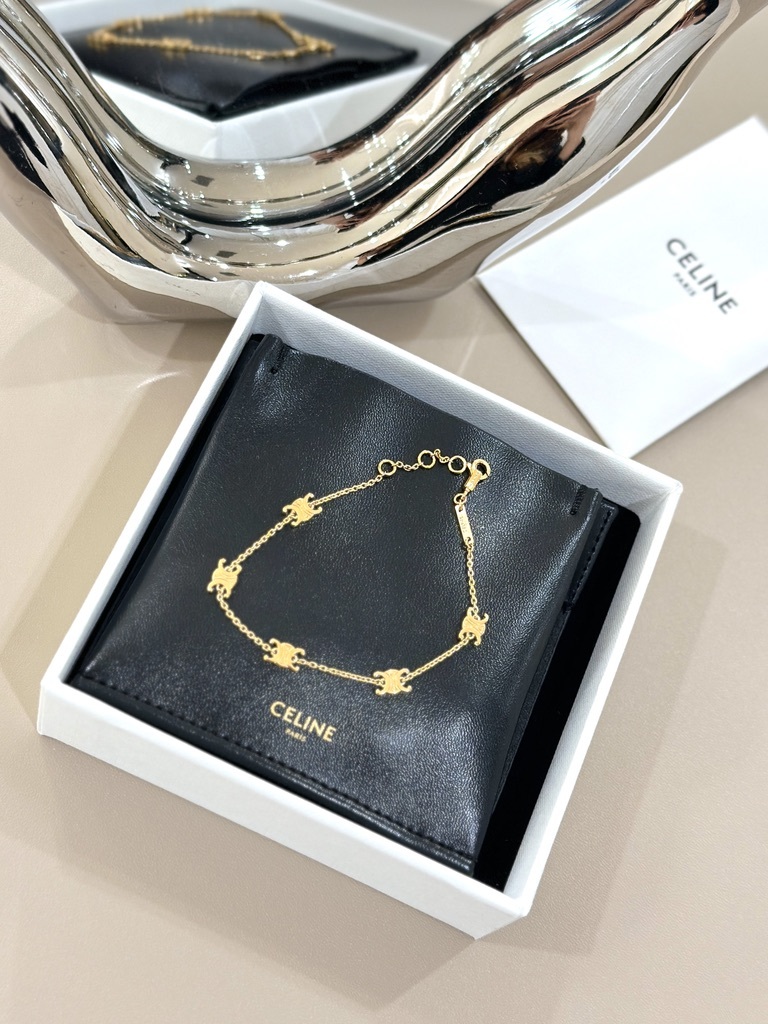 CELINE Mini Triomphe Bracelet