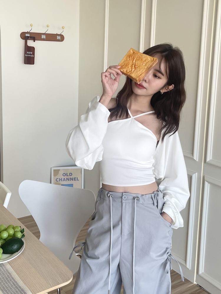 甜辣交叉套裝 背心裡面有罩杯唷