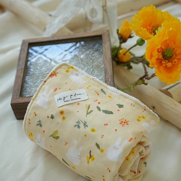 Hi Y.P store-枕巾-獨家設計款-橙花兔兔