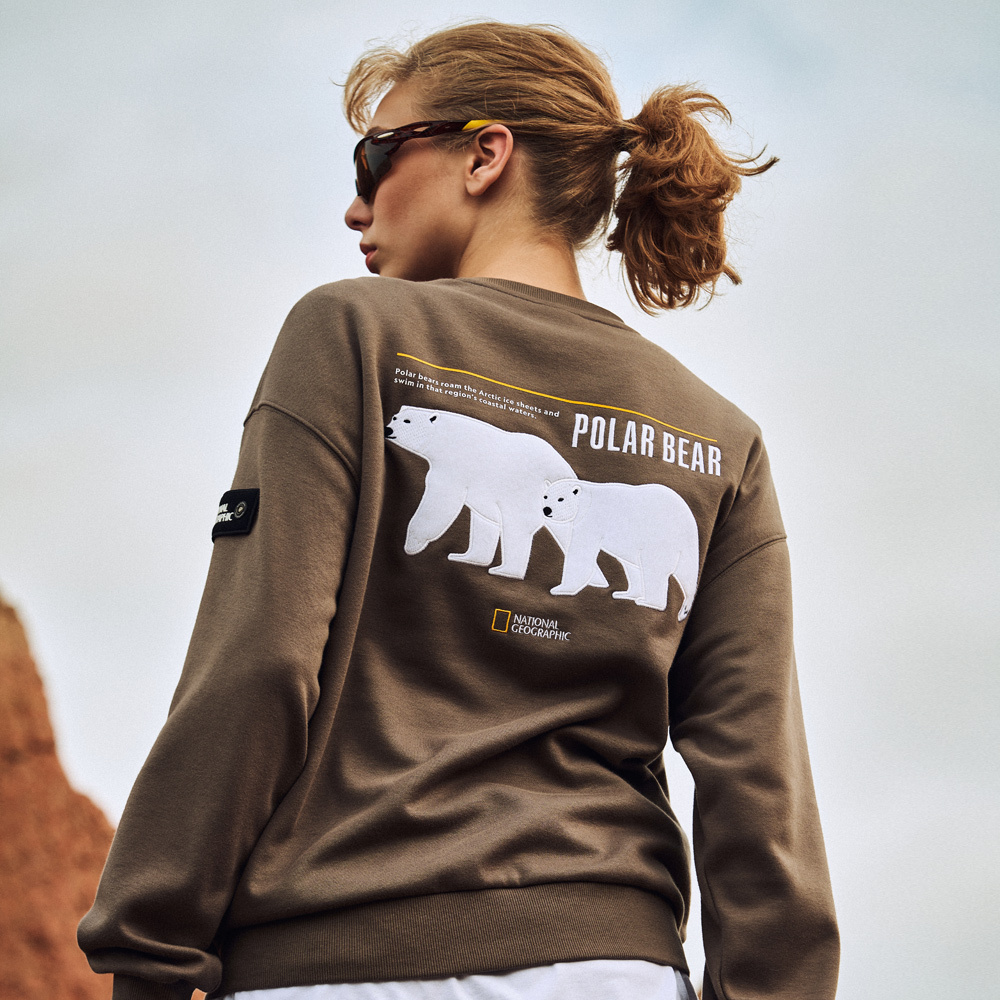 【CPGN STUDIO】23FW★ Shooting Bear Raglan Sweatshirt Designer fashion, Seoul-fully created | W Concept