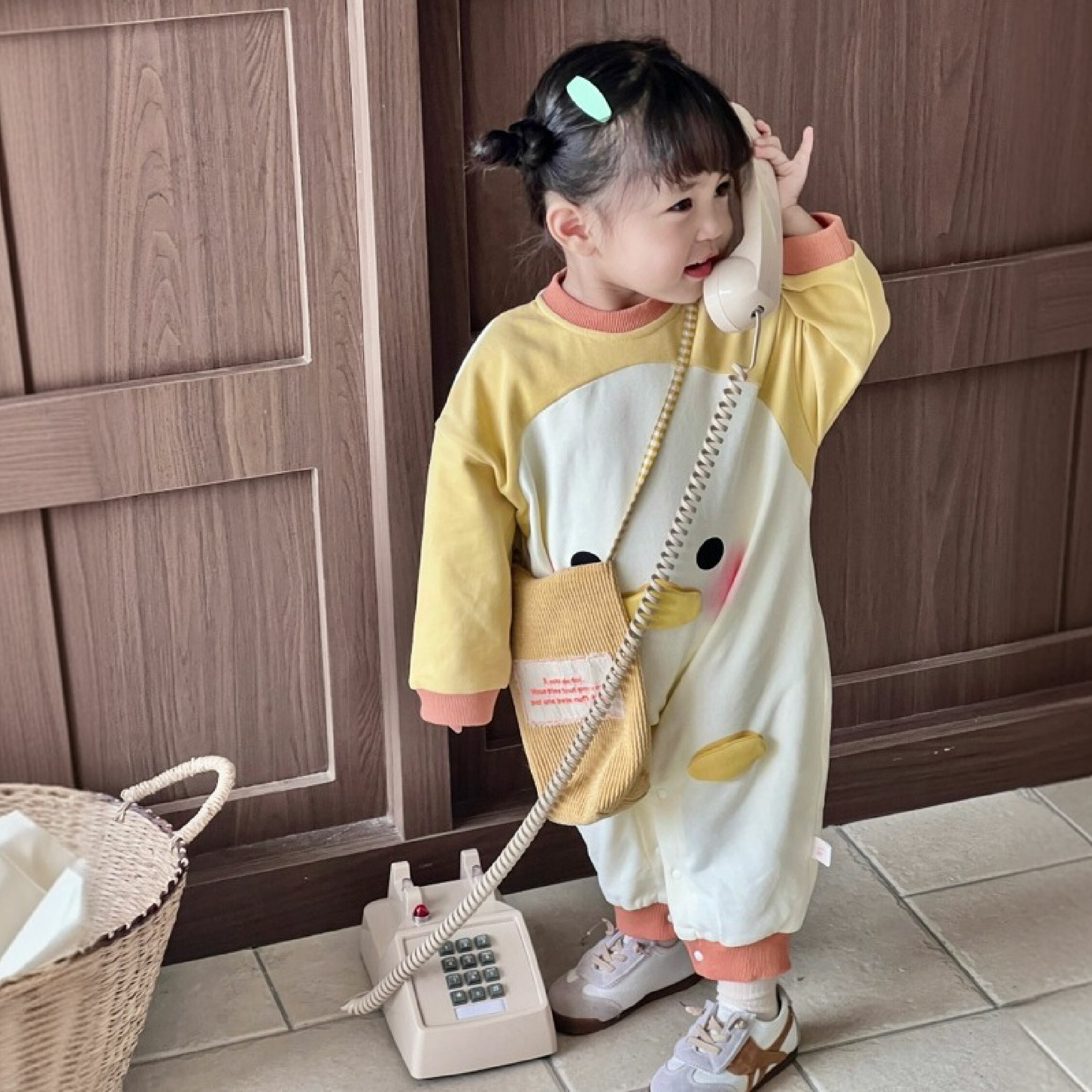 【JG3317】呆呆小鴨立體造型連身衣