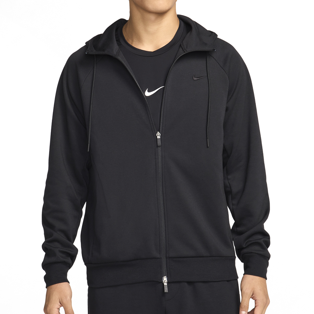 Nike UV Primary FZ Hoodie 男款 黑色 刺繡 側袋 排汗棉 連帽 外套 FZ0968-010