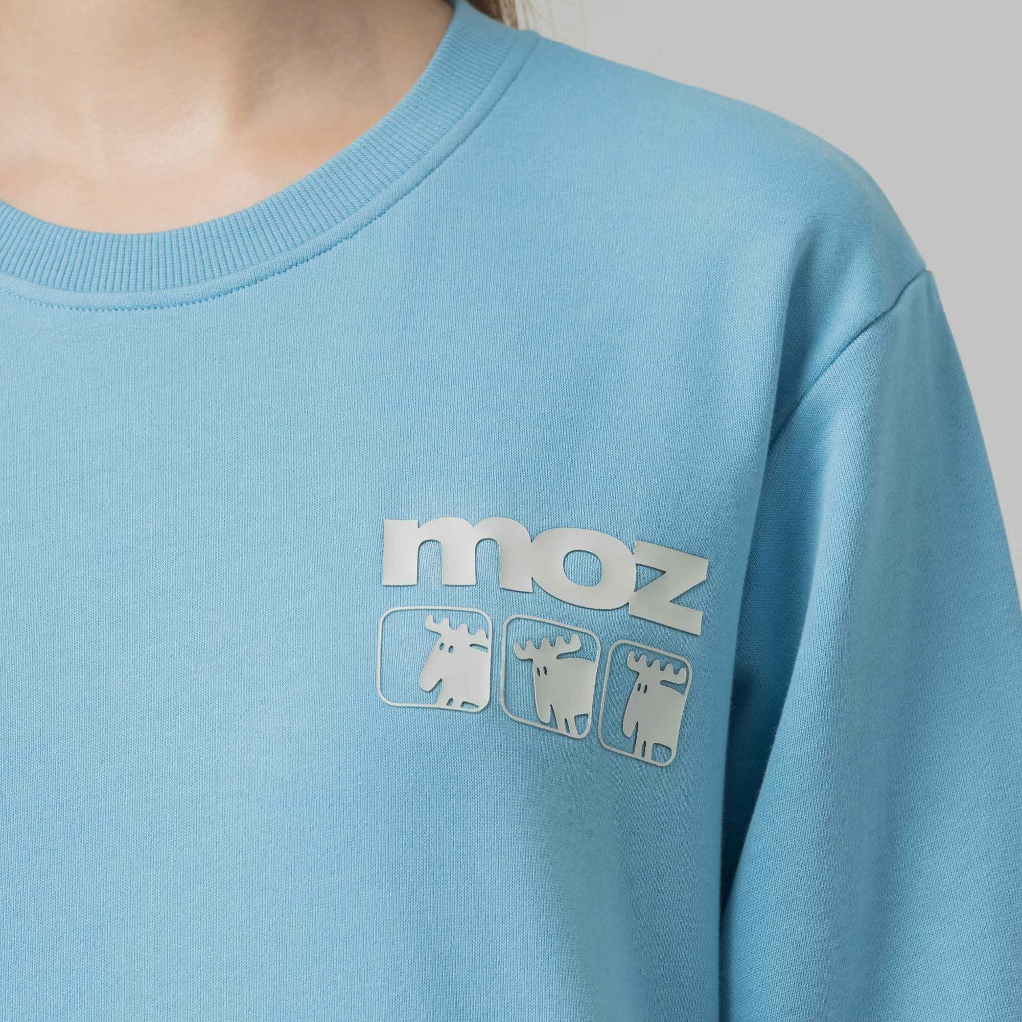 moz Sweden three moose 100% cotton university T