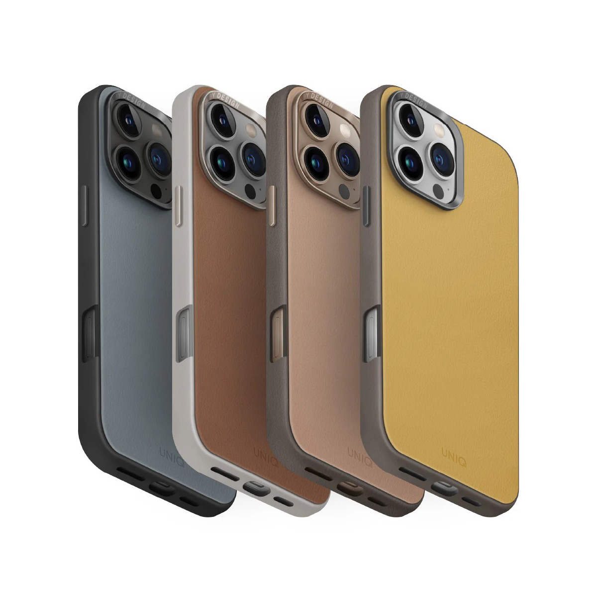 UNIQ Lyden Ds 耐刮皮革磁吸手機殼 for iPhone 16