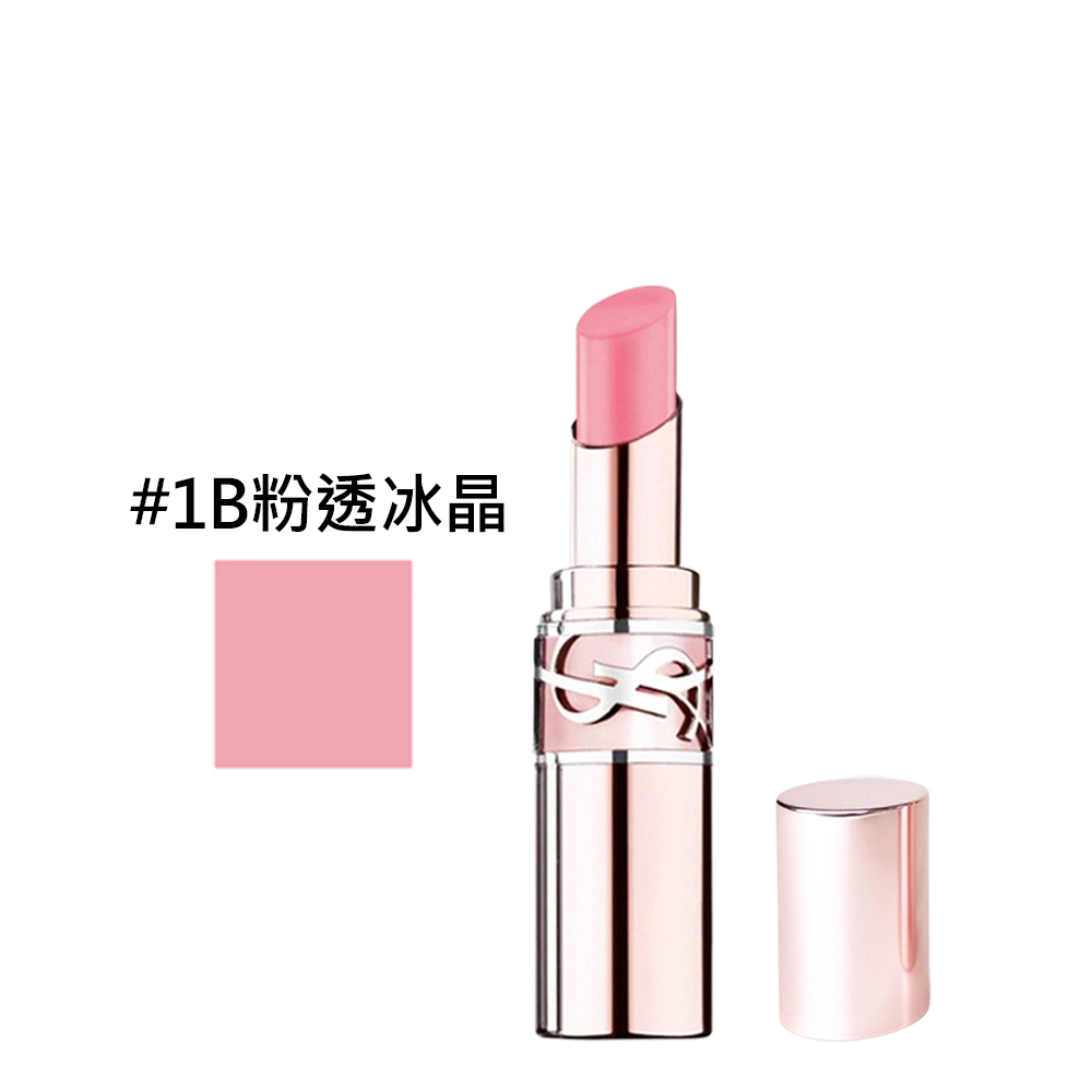 YSL 聖羅蘭 lOVESHINE情挑誘光潤唇膏( 粉圓管潤唇膏) 3.1g -----  #1B 粉透冰晶 / #3B裸色薔薇 / #7B裸調冰茶 / #8B 曖昧裸粉 / #44B 裸灰領結(多款任選)