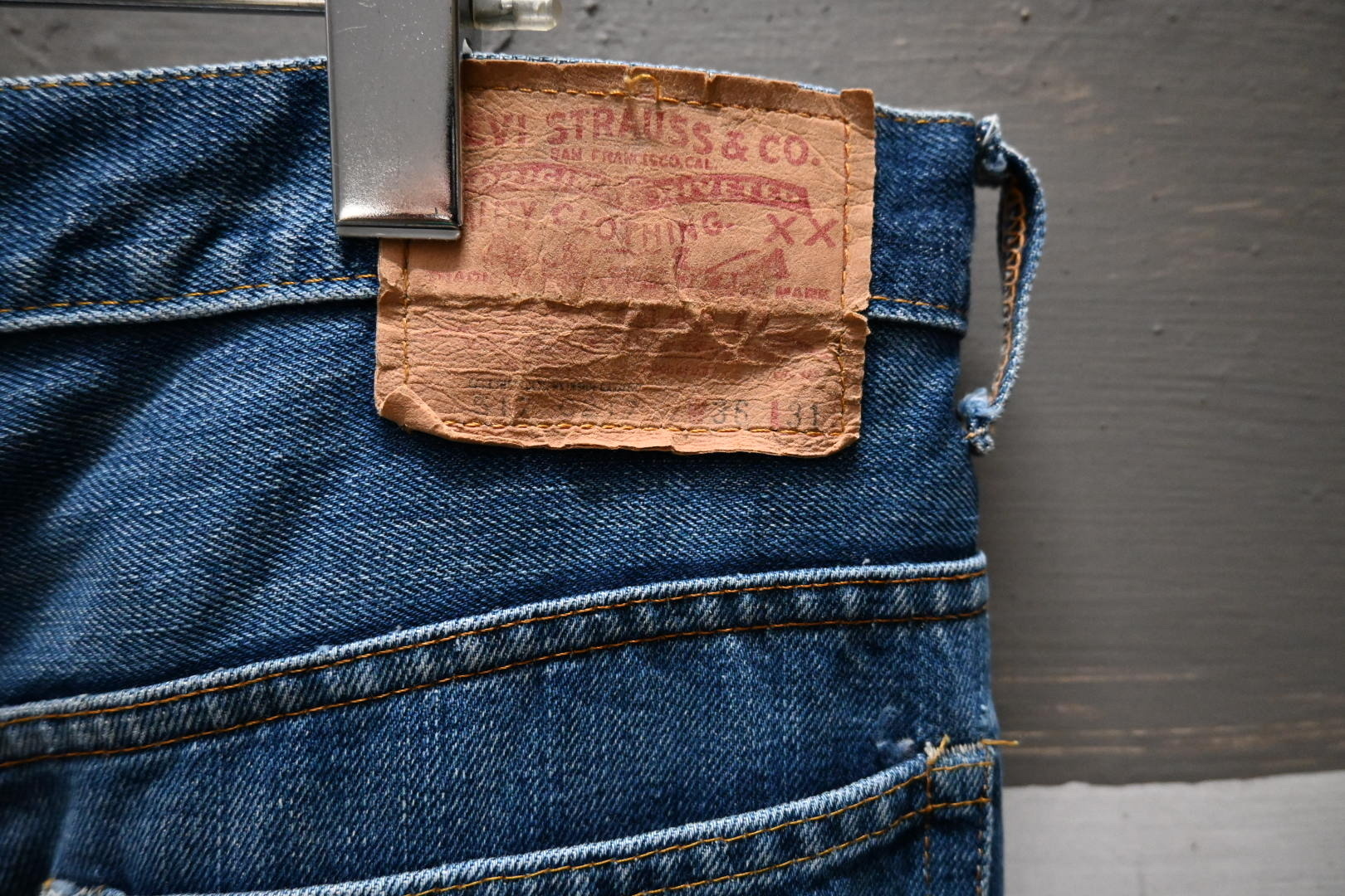 T*u様 LEVI'S 517 66前期 ボタン裏刻印2 1970年代 リーバイス Levi's 70's 70年代 517 66前期 ボタン裏2刻印 42TALON