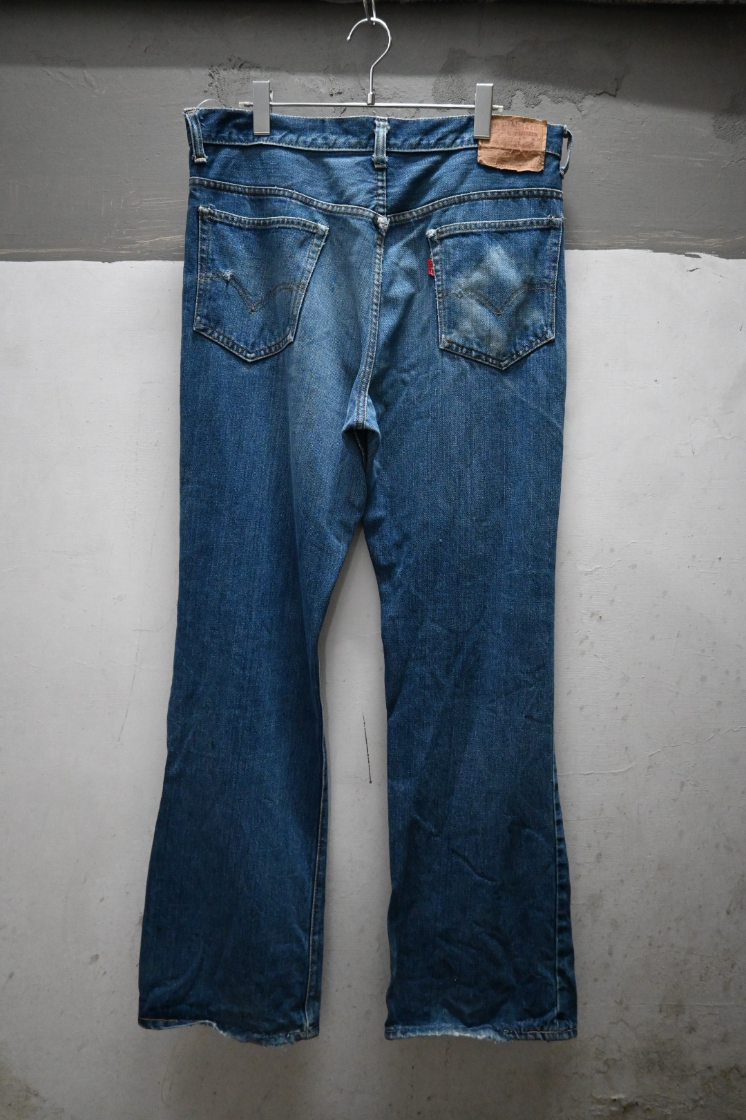 Levi's 517 66前期 70s ☆ LEVI'S 517 W32 70'S 66前期 トップボタン裏2 シングル