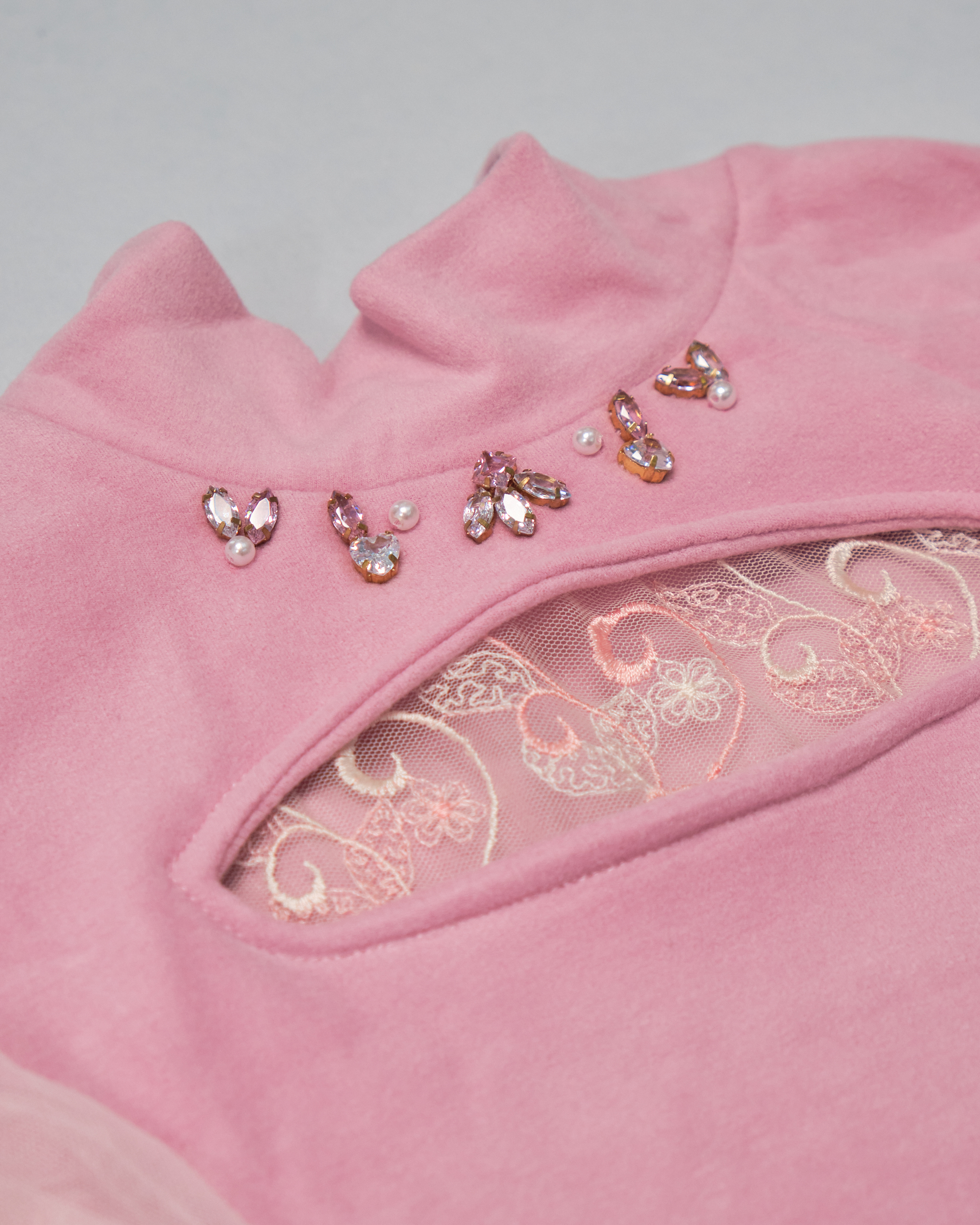 11311 Cut-Out Laced Girdle Set