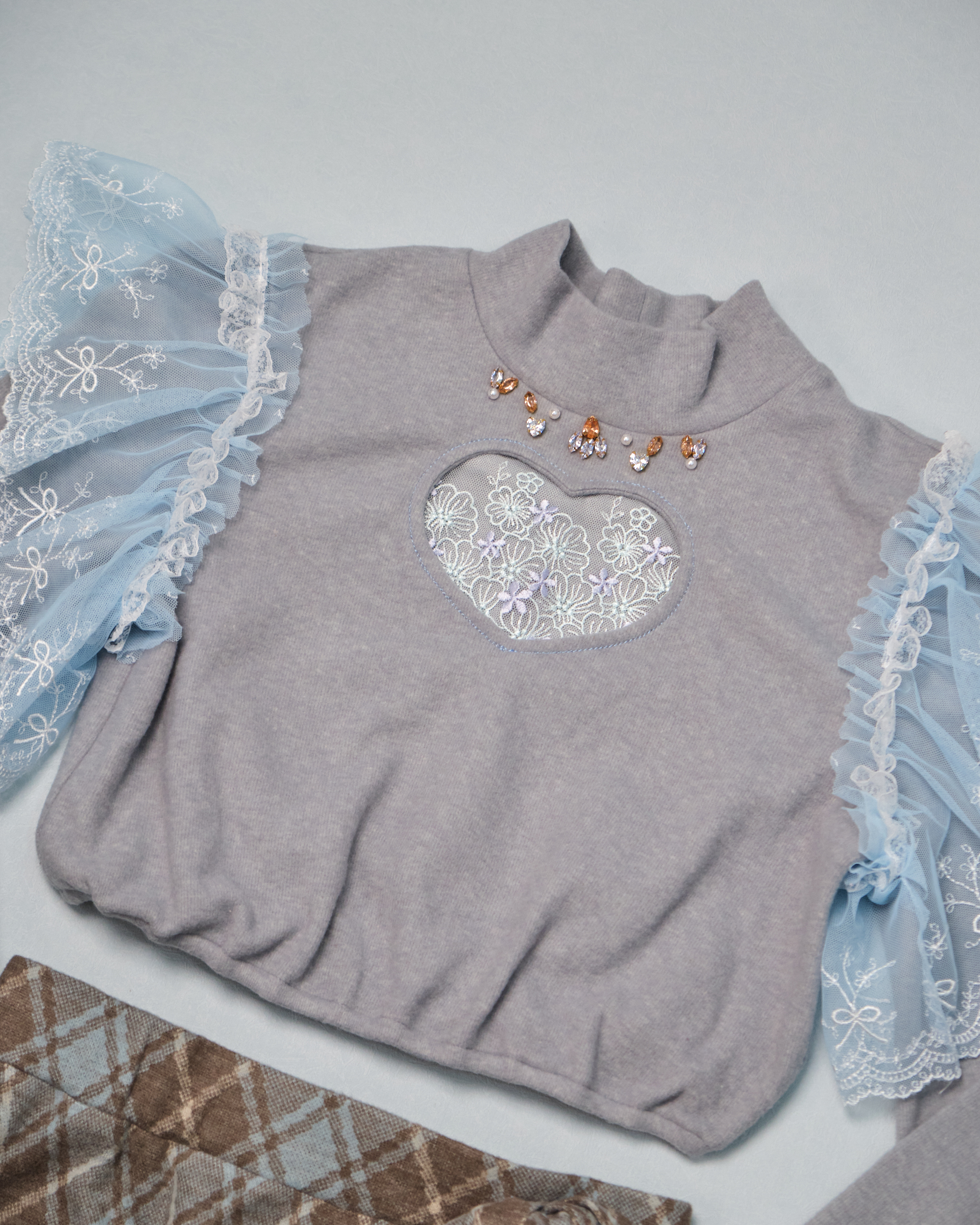 11313 Cut-Out Laced Girdle Set