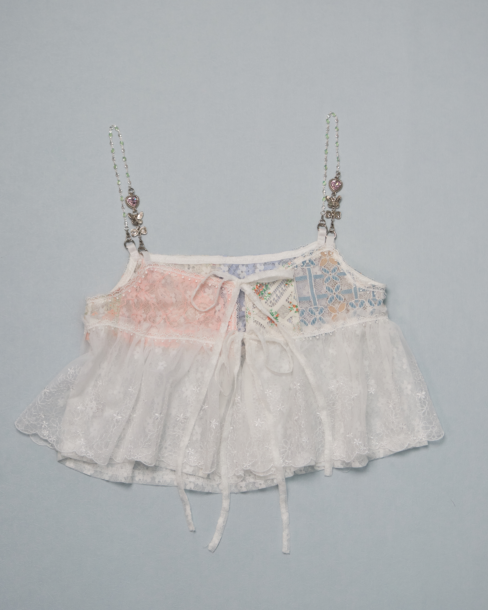 11324 Open Chest Design Outer With Detachable Shoulder Strap