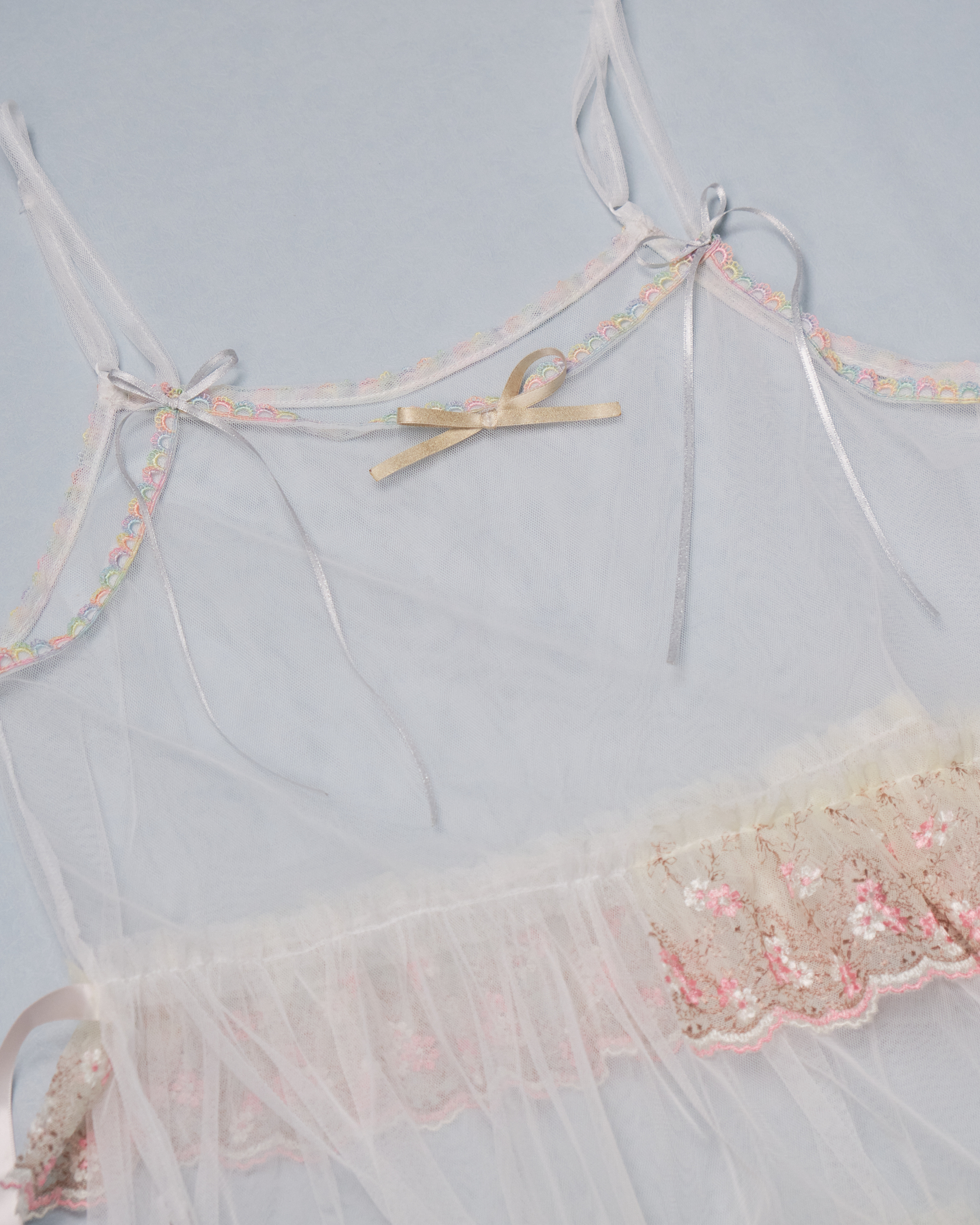 11333 Layered Mesh Outer Dress