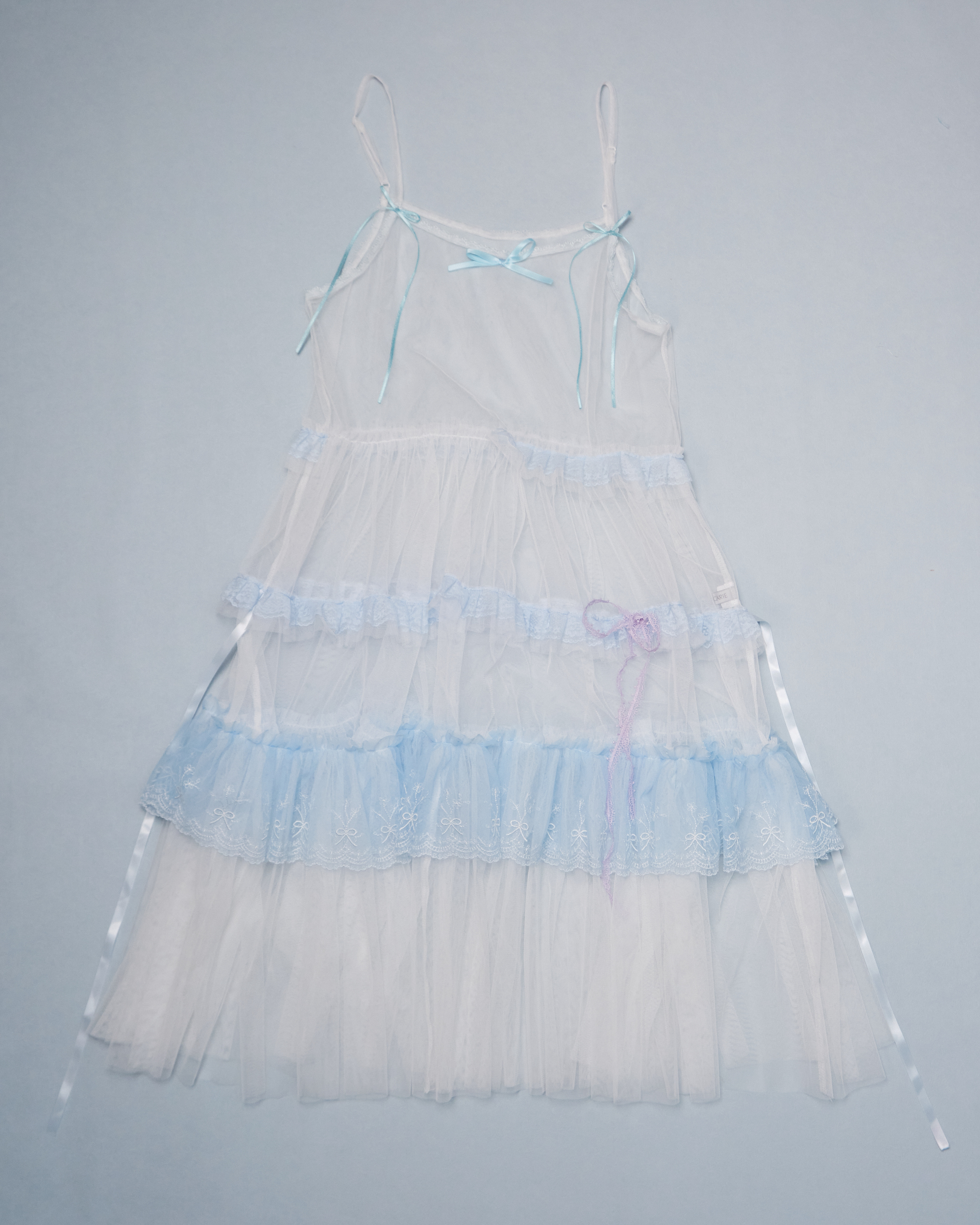 11335 Layered Mesh Outer Dress