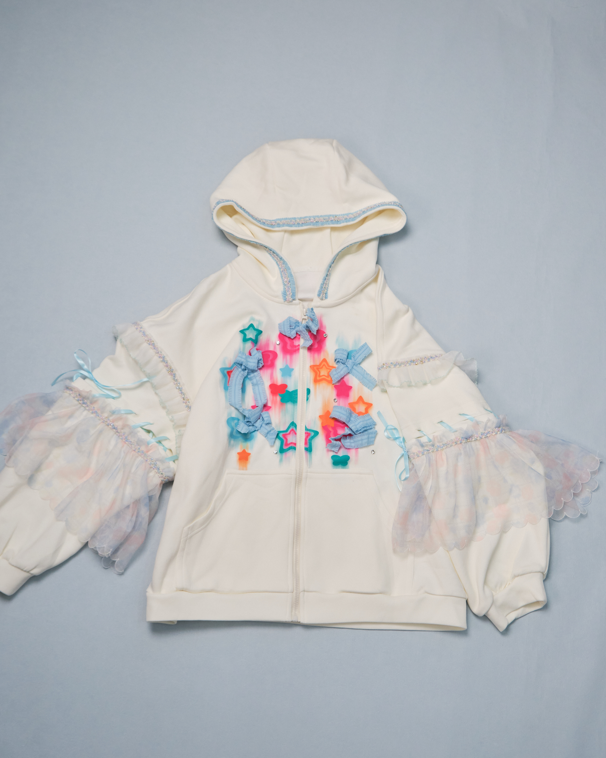 11340 Cute Sporty Style Ribbon Jacket