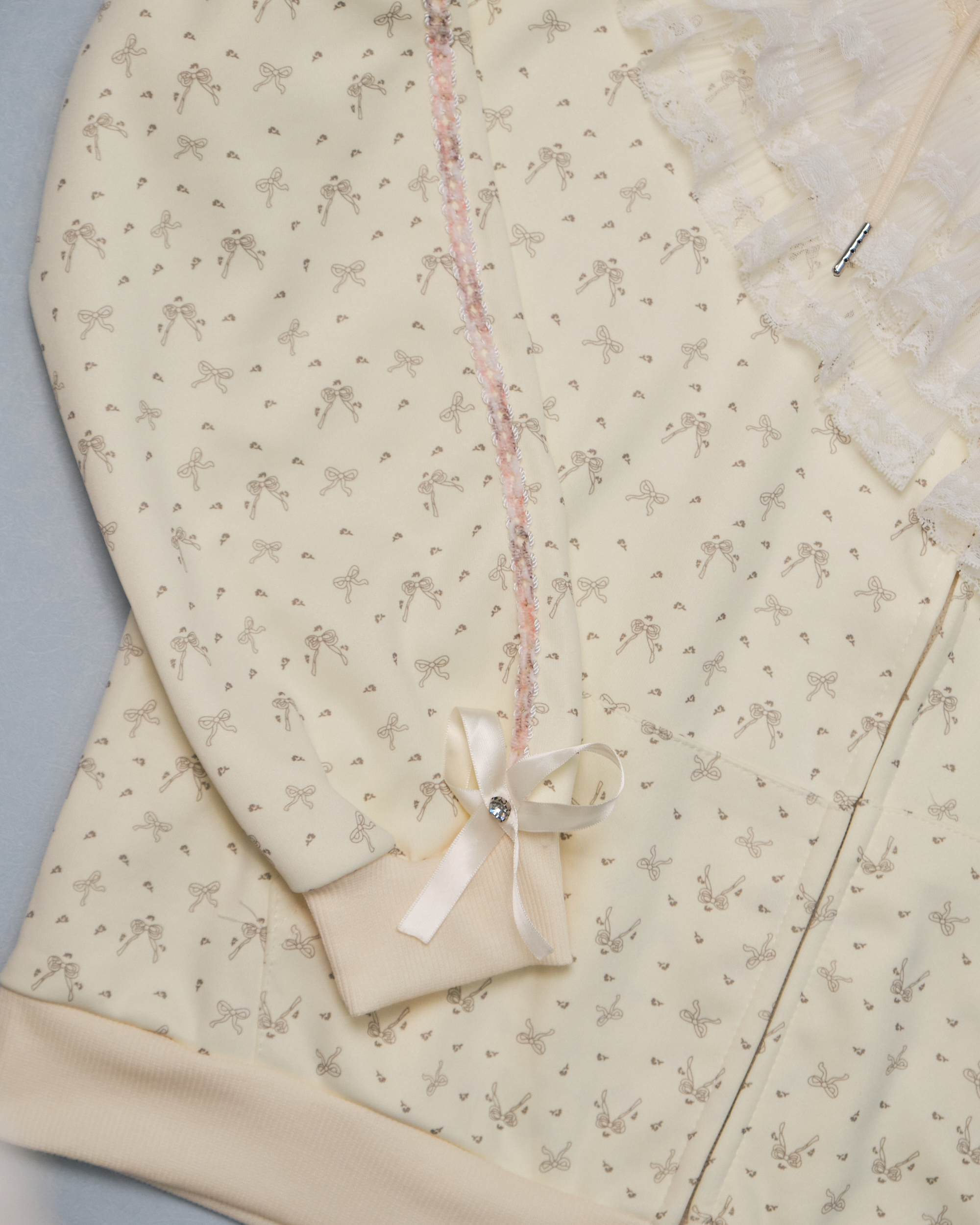 11339 Cute Sporty Style Ribbon Jacket