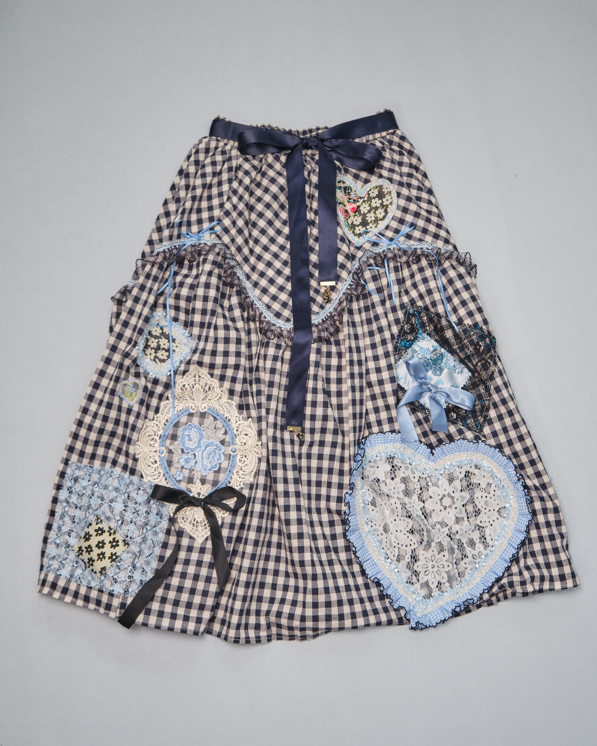 11285 Cut-Out Scrapbook Ribbon Long Skirt