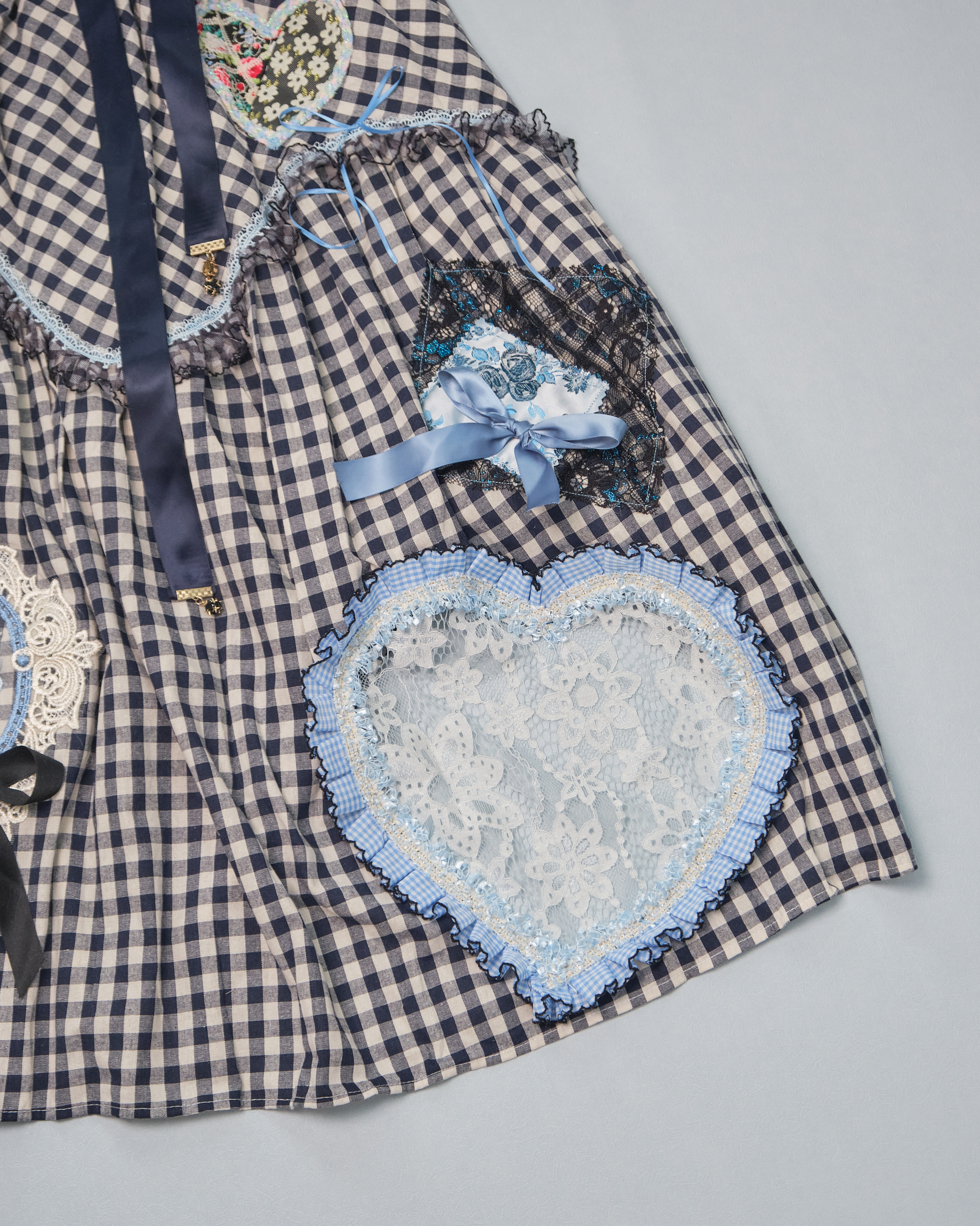 11285 Cut-Out Scrapbook Ribbon Long Skirt