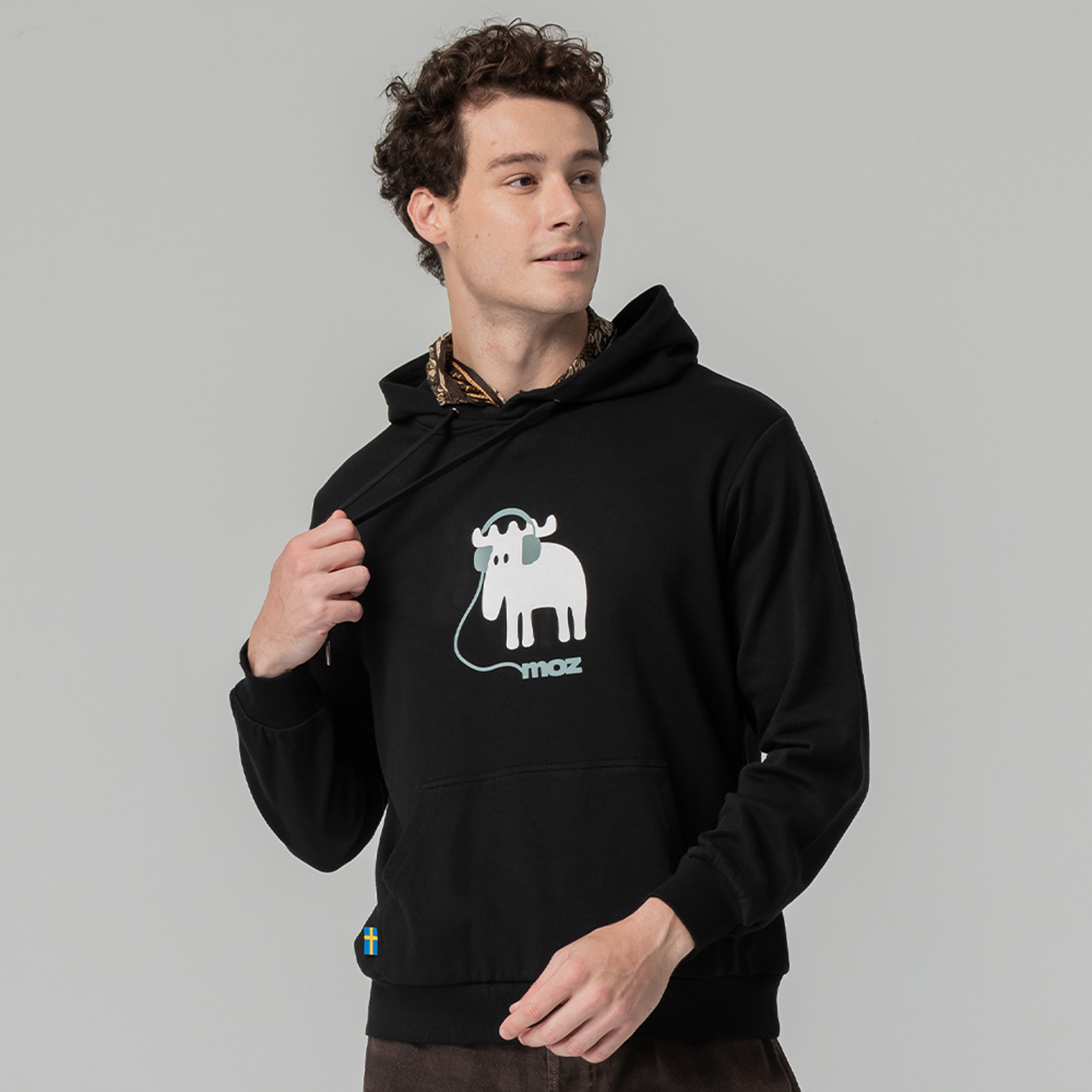 moz Sweden B-BOY moose 100% cotton hat T