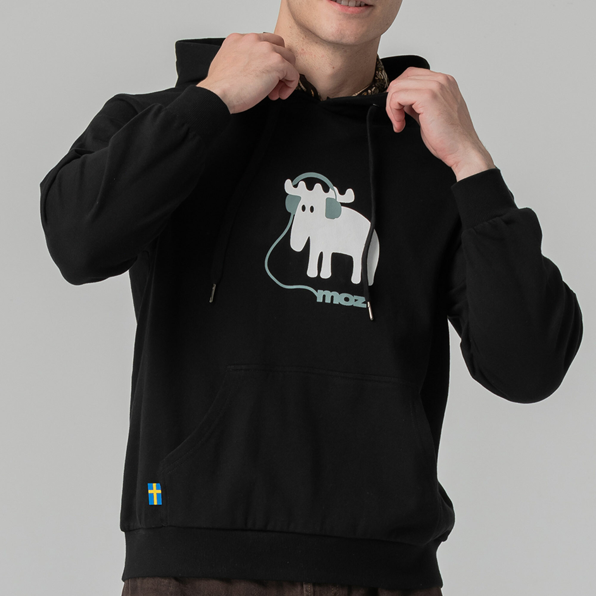 moz Sweden B-BOY moose 100% cotton hat T