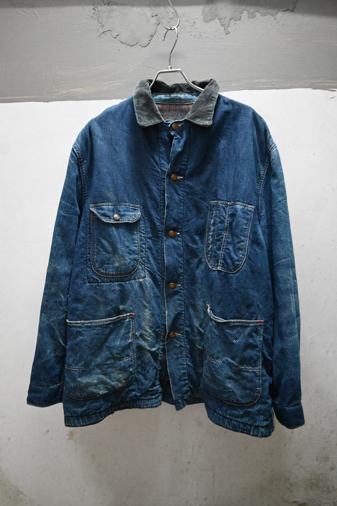 60s BLUE BELL Denim Chore Coat(W/Blanket Liner)
