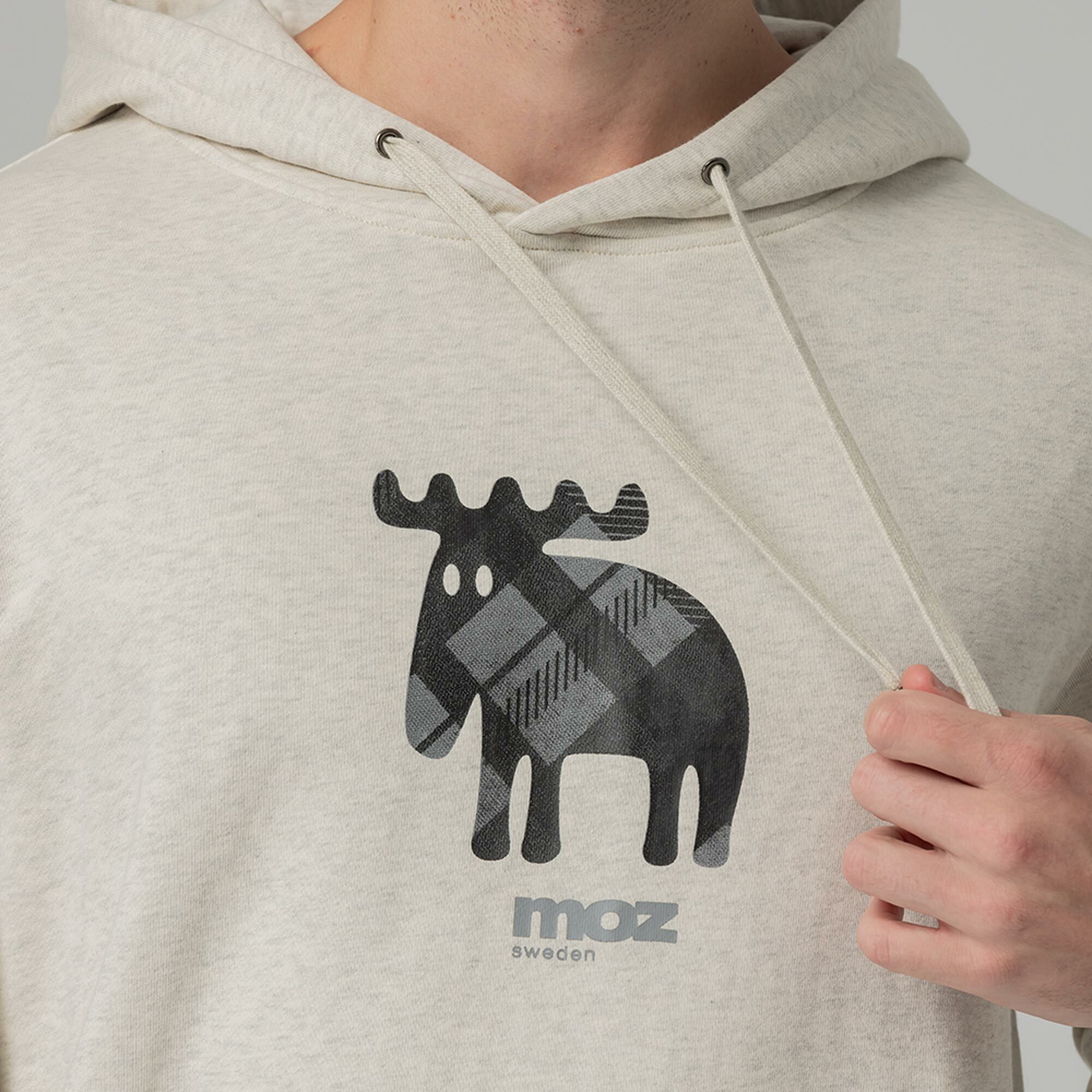 moz Sweden plaid moose 100% cotton hat T