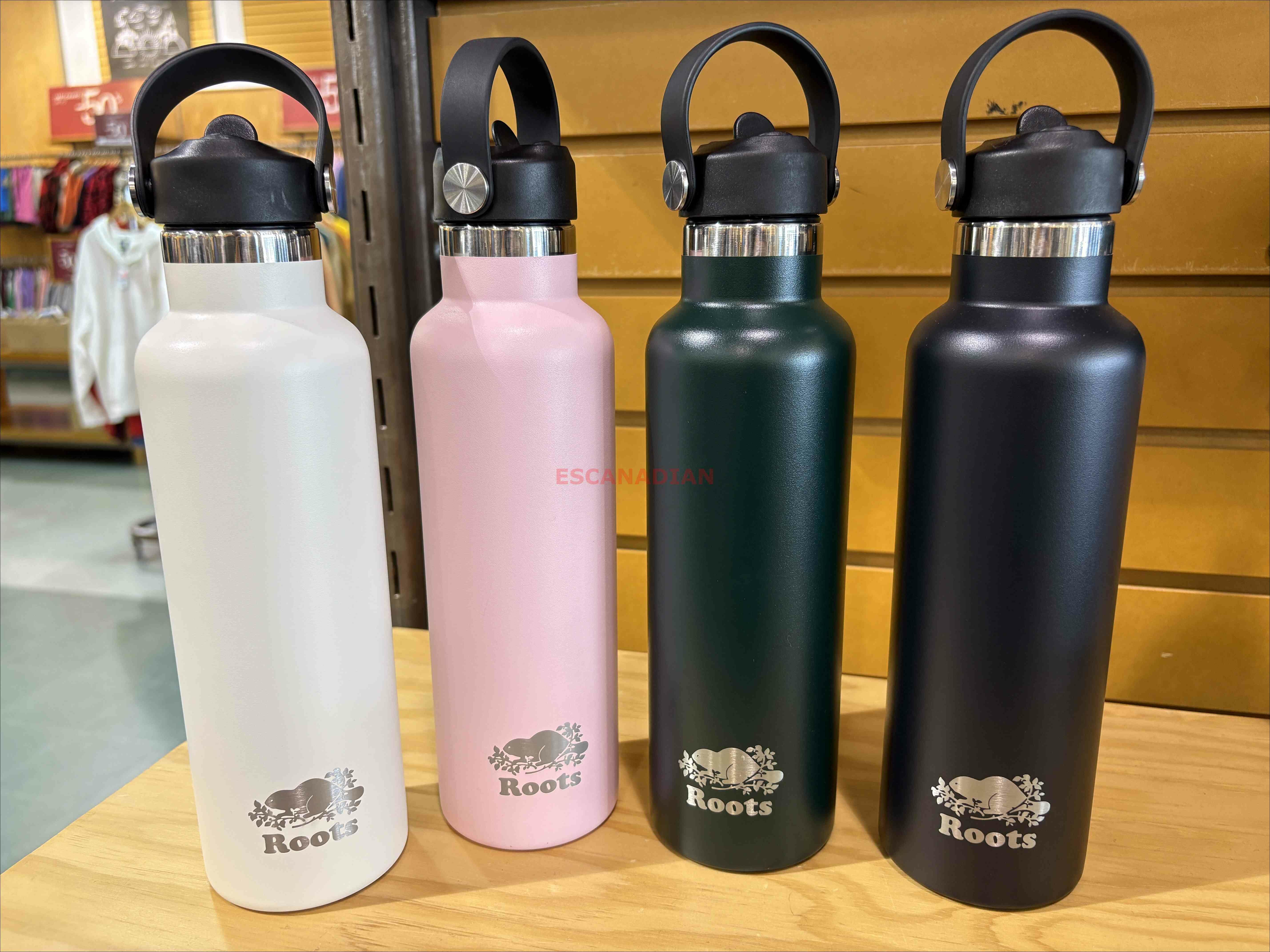 ROOTS  Tumbler 不鏽鋼 雙層保溫水壺 (7色) (600cc)