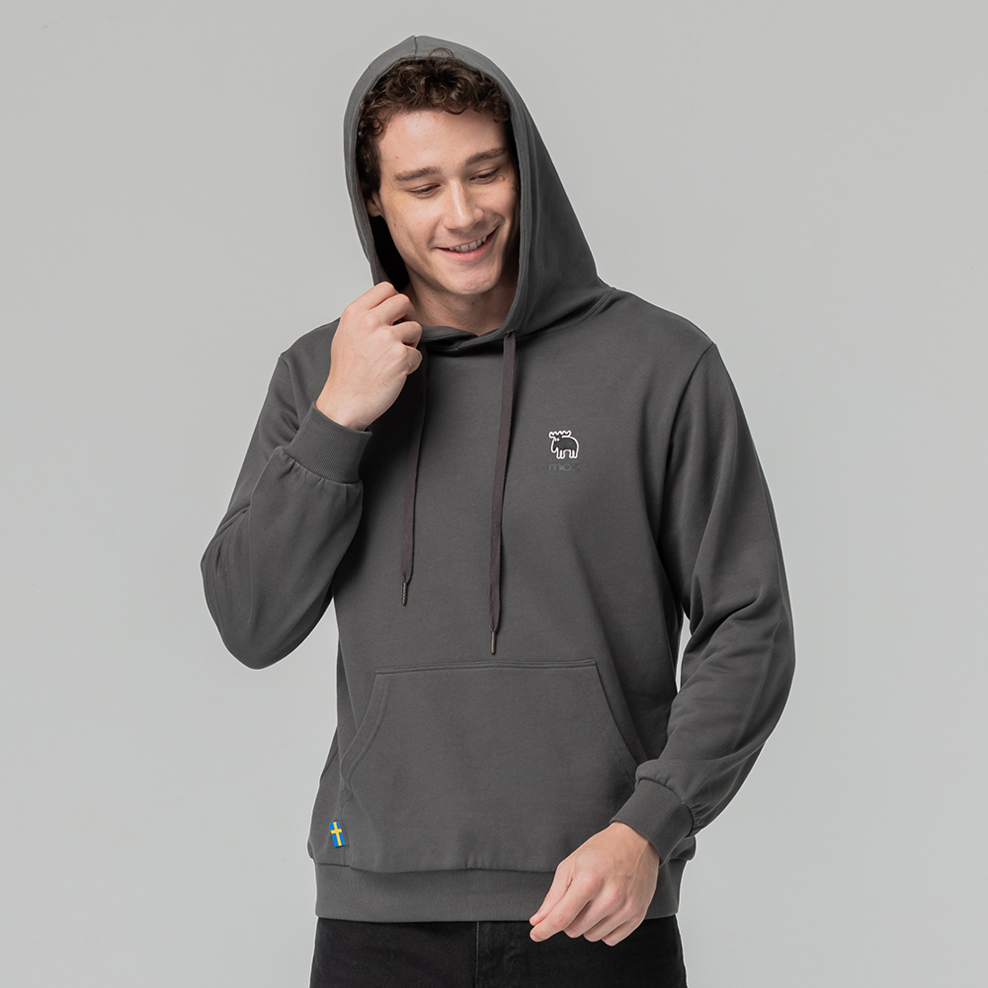 moz Sweden patch embroidered moose 100% cotton hat T