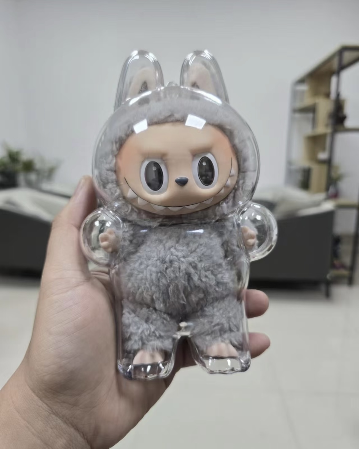 <保護殼🏠>LABUBU 心動馬卡龍 壓克力 透明保護硬殼