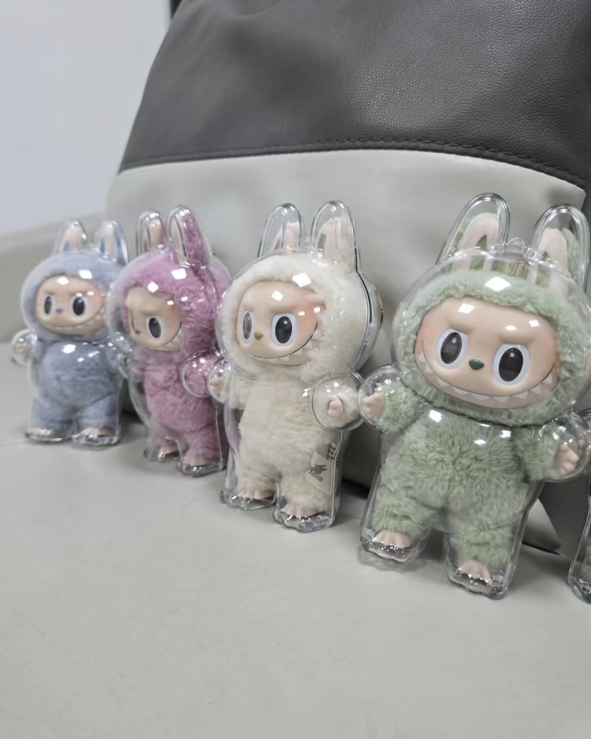 <保護殼🏠>LABUBU 心動馬卡龍 壓克力 透明保護硬殼