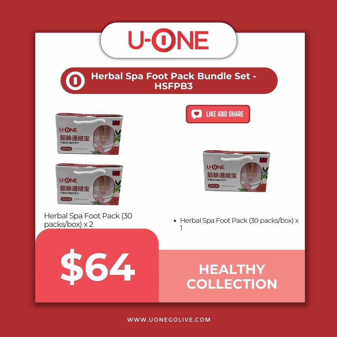 Herbal Spa Foot Pack Bundle Set - HSFPB3