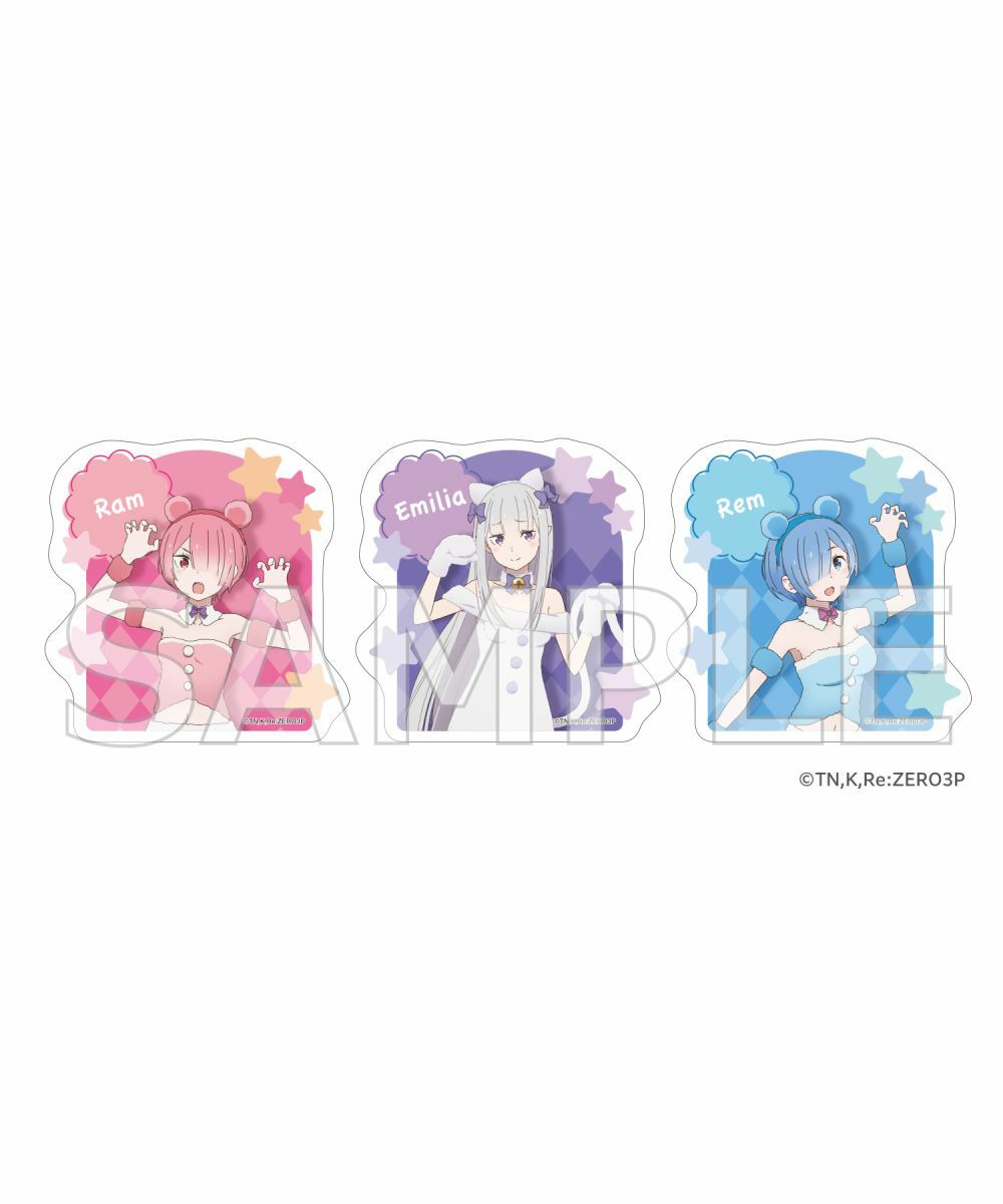 預購-『Re:從零開始的異世界生活』 貼紙套組  軟綿綿動物COSver.【日本進口精品】