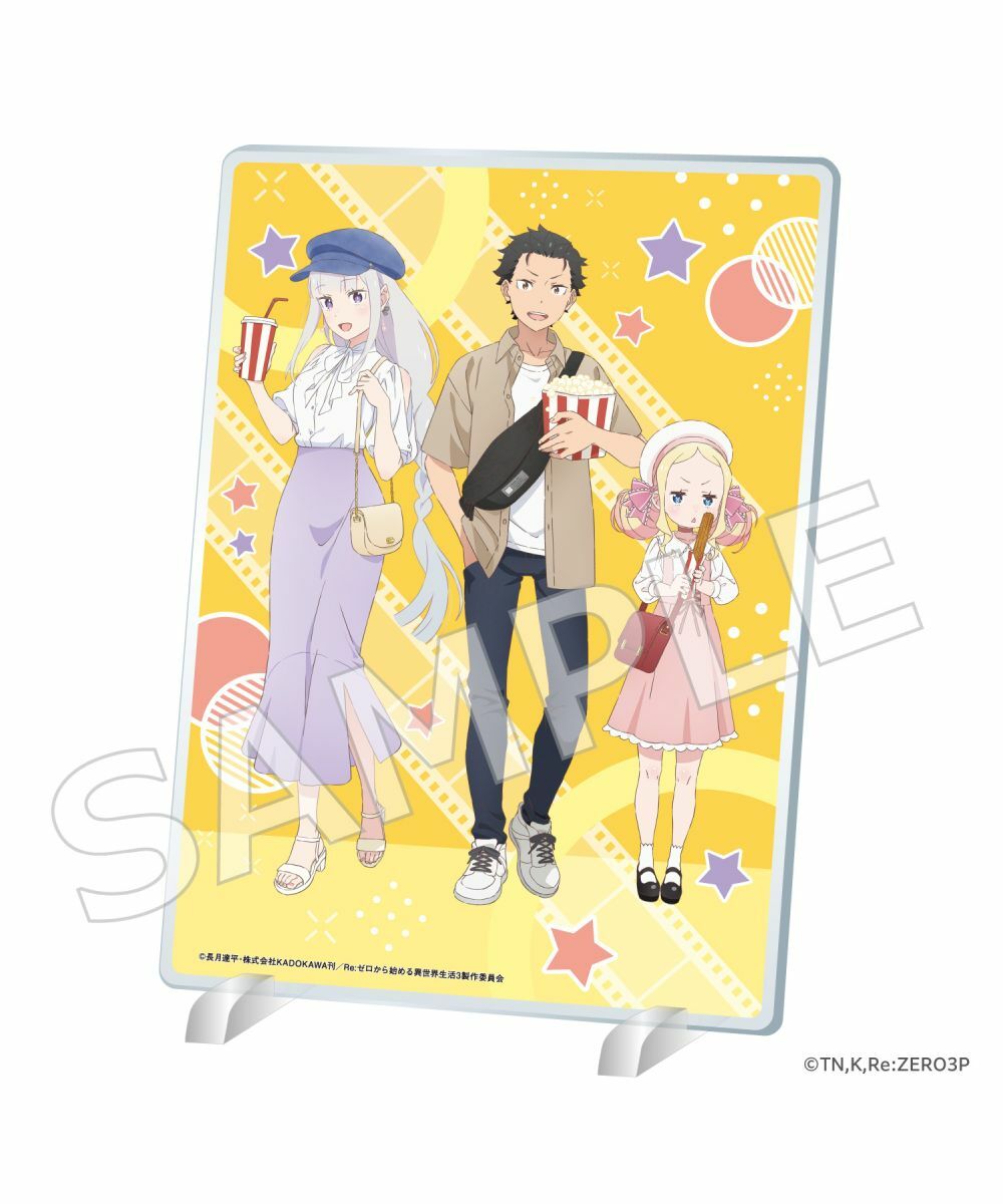 預購-『Re:從零開始的異世界生活』 壓克力板 電影院 ver.【日本進口精品】