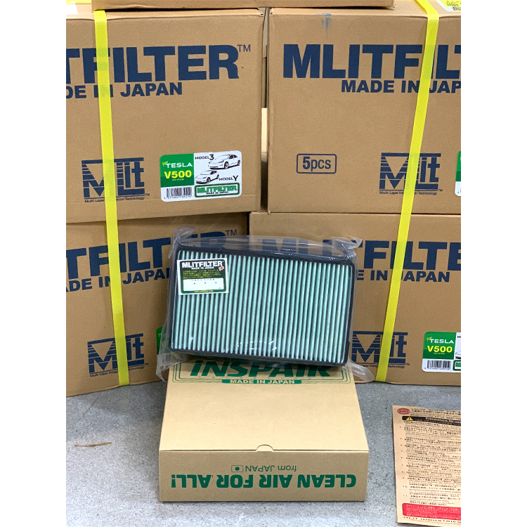 日本 MLITFILTER 綠魔俠 V500 PM2.5冷氣濾芯 TESLA MODEL 3