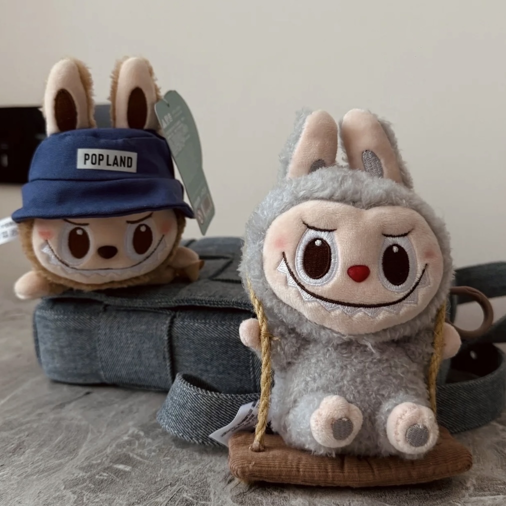 【現貨】POP MART LABUBU 拉布布 木工坊系列 盪鞦韆毛絨掛件 盲盒
