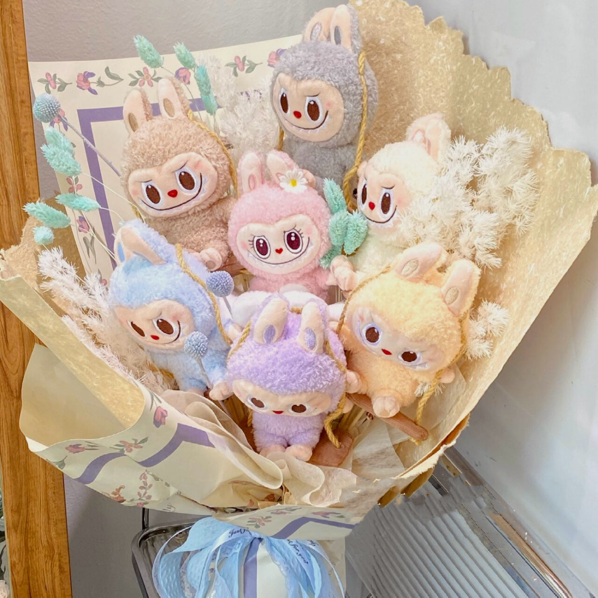 【現貨】POP MART LABUBU 拉布布 木工坊系列 盪鞦韆毛絨掛件 盲盒