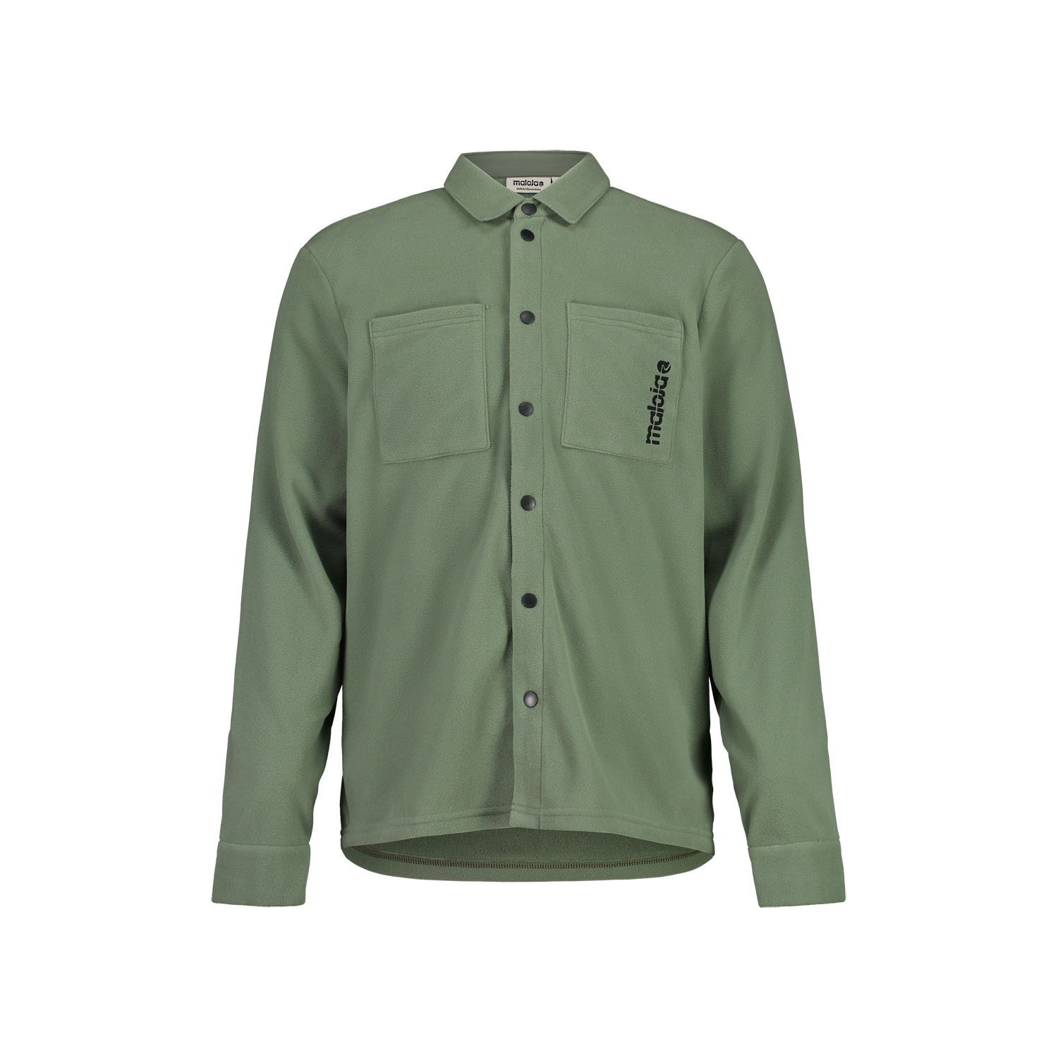 【MALOJA】男再生微絨刷毛保暖色長袖襯衫 /24MA38246-[卡其棕、森林綠]