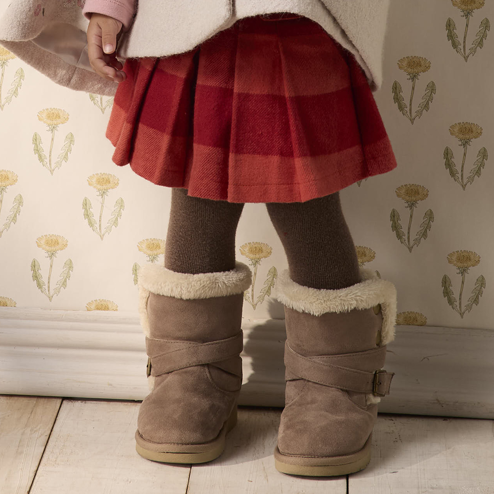 PIPPY 經典格紋典雅褲裙 紅