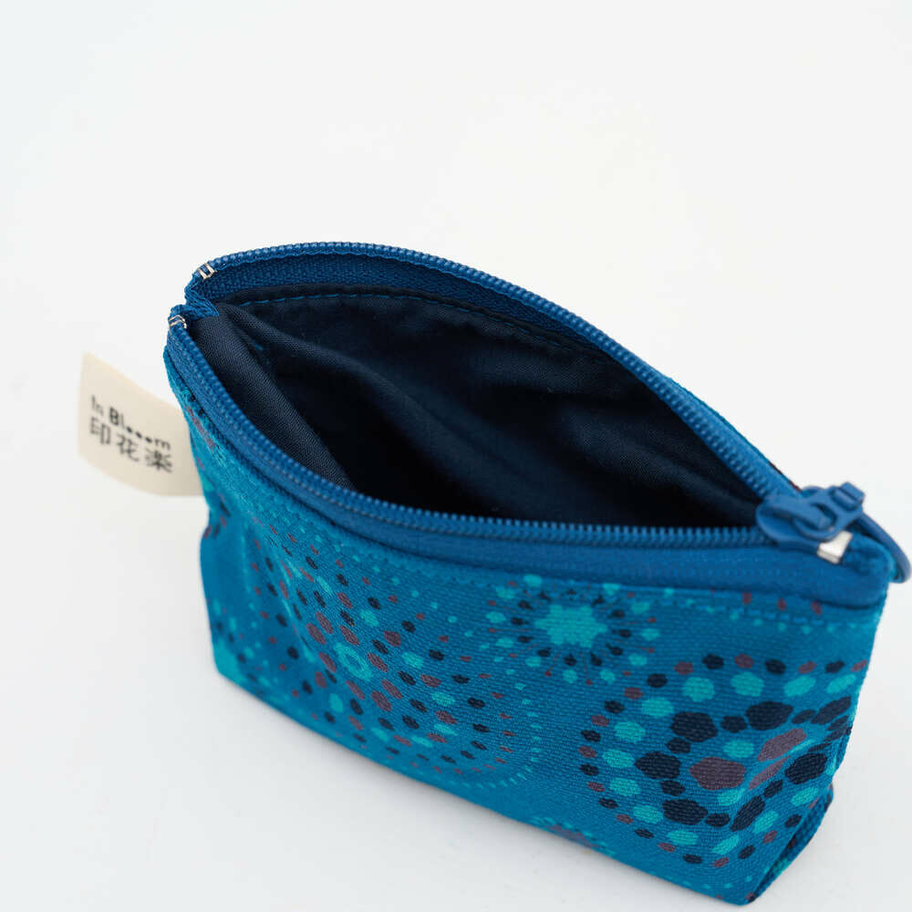 Zipper Mini Purse/Firework/Twilight Blue