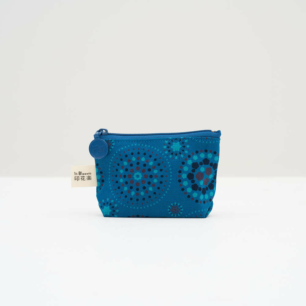 Zipper Mini Purse/Firework/Twilight Blue