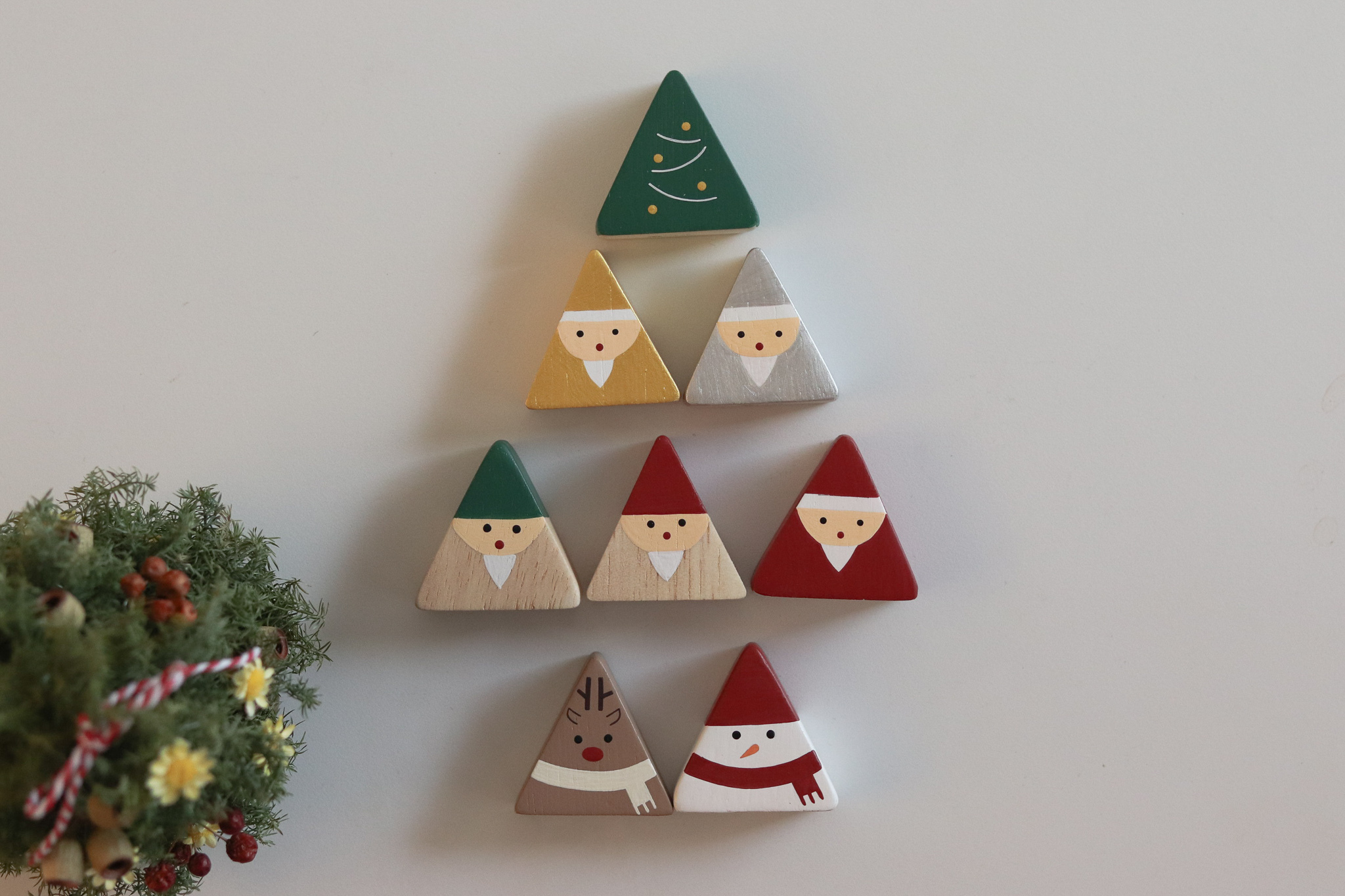 T-lab 聖誕限定 三角聖誕系列 擺飾