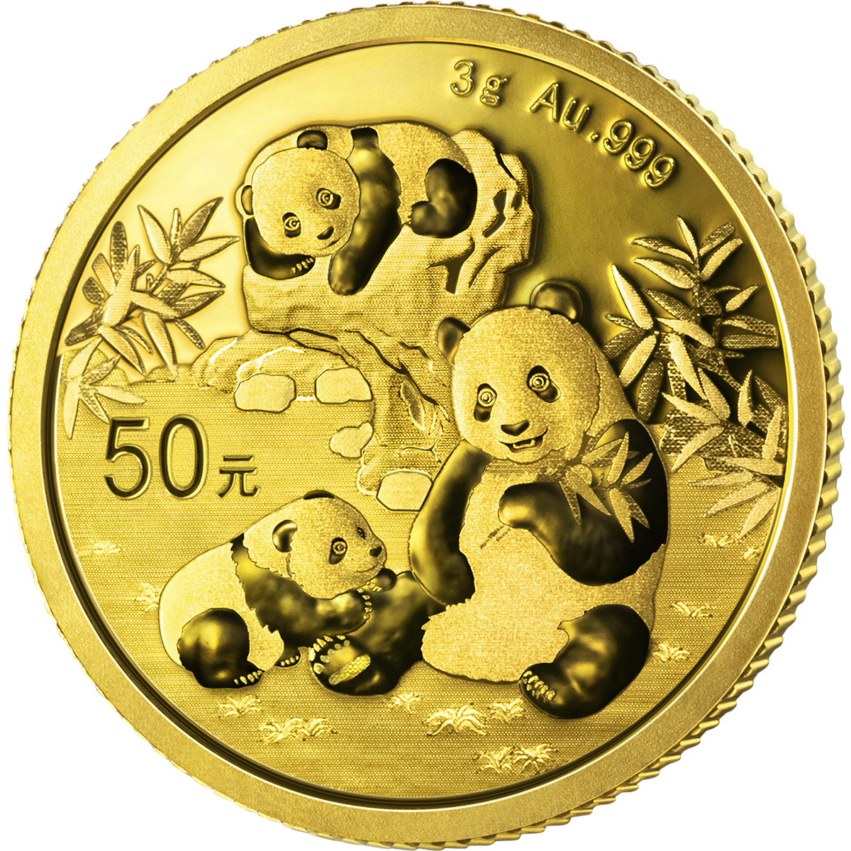 2025版熊貓3克紀念金幣