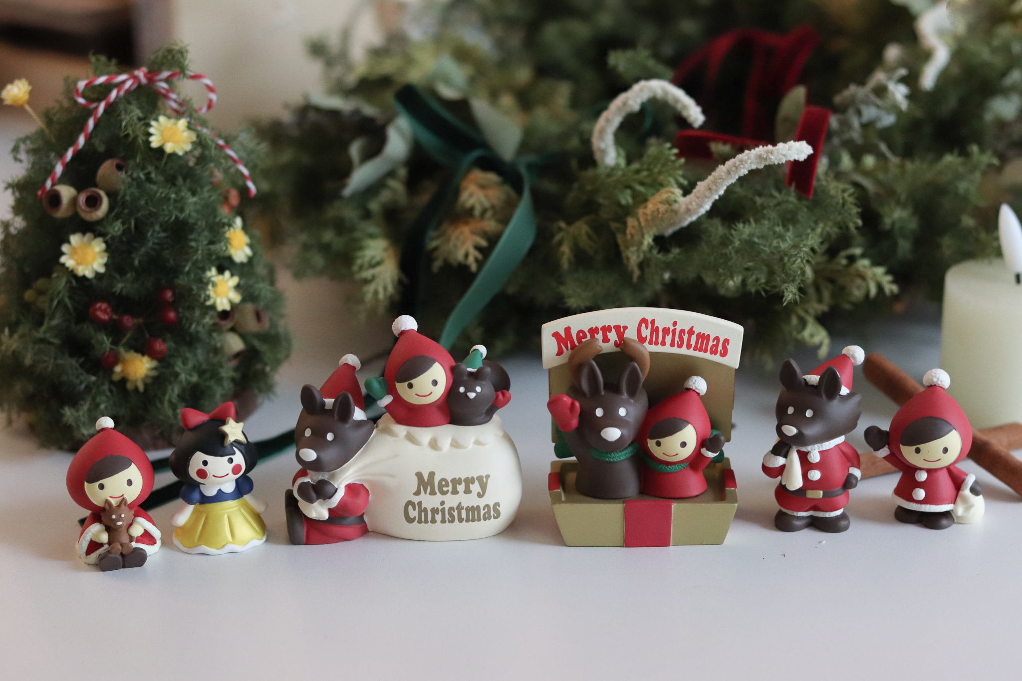 DECOLE 加藤真治小紅帽 大野狼 白雪公主 聖誕節限定 擺飾