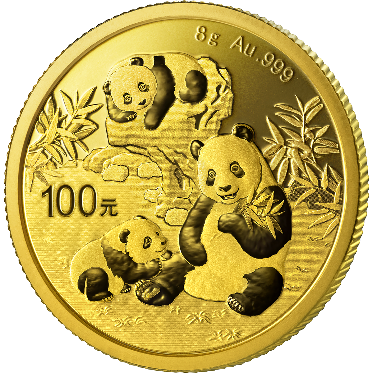 2025版熊貓8克紀念金幣