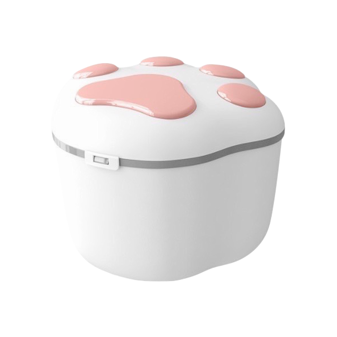 魔力肉球 寵物飼料桶 儲存桶 大貓爪 粉紅