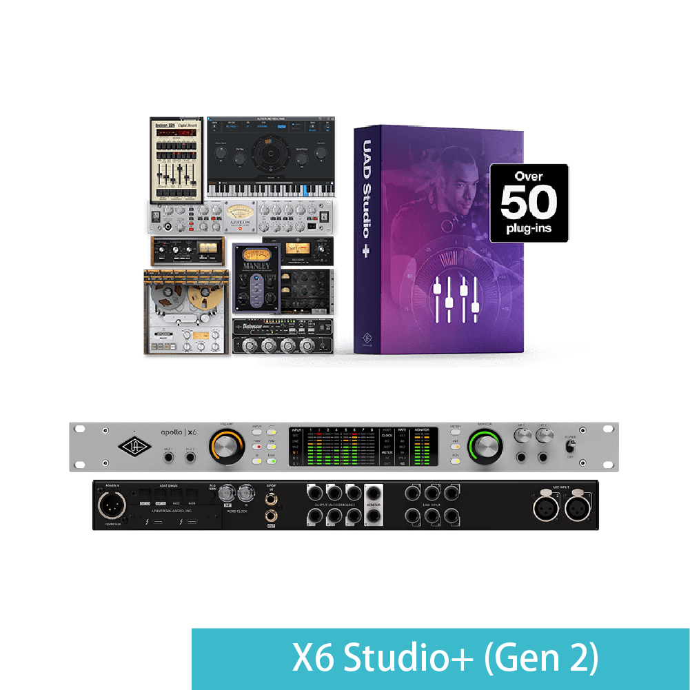 Universal Audio Universal Audio / Apollo X6系列 錄音介面 (Mac/PC可用)(Gen2 Essential+/Gen2 Studio+)<台灣代理公司貨> 第 6 張圖片｜三峽錄音 / 音響