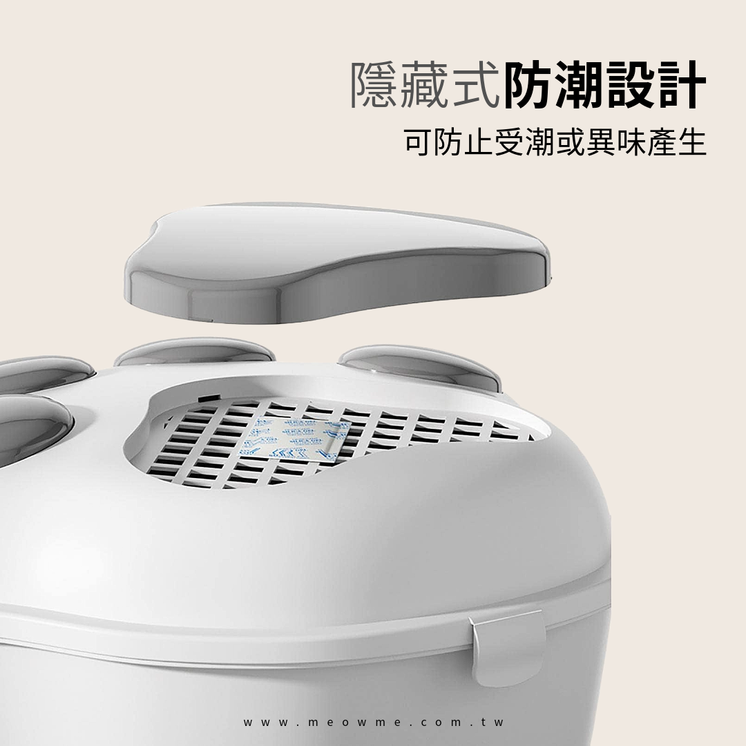 魔力肉球 寵物飼料桶 儲存桶 大貓爪 綠色