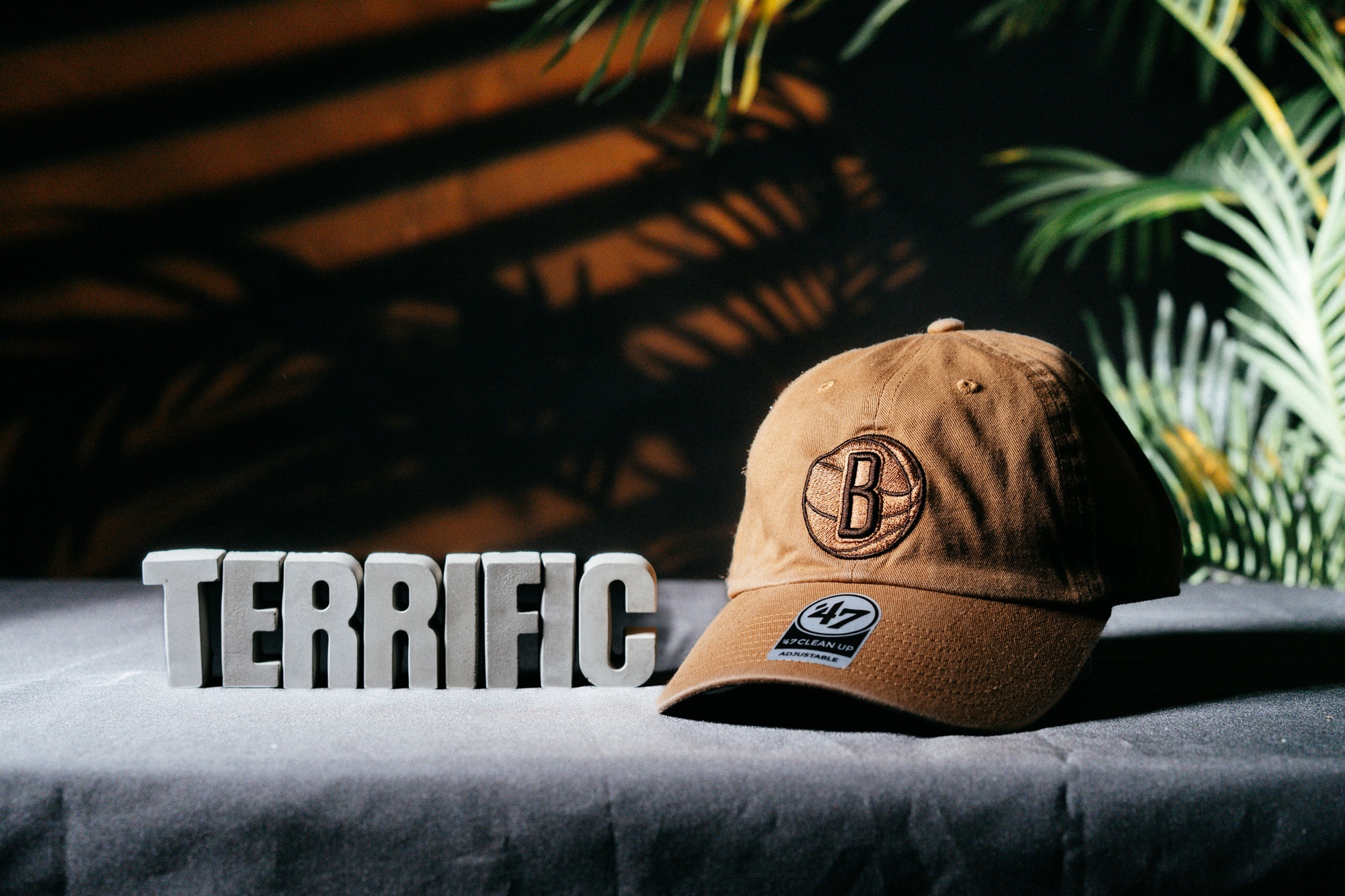 NBA帽子 Brooklyn Nets 布魯克林籃網 卡其隊徽 老帽 '47 Brand 可調式 全新