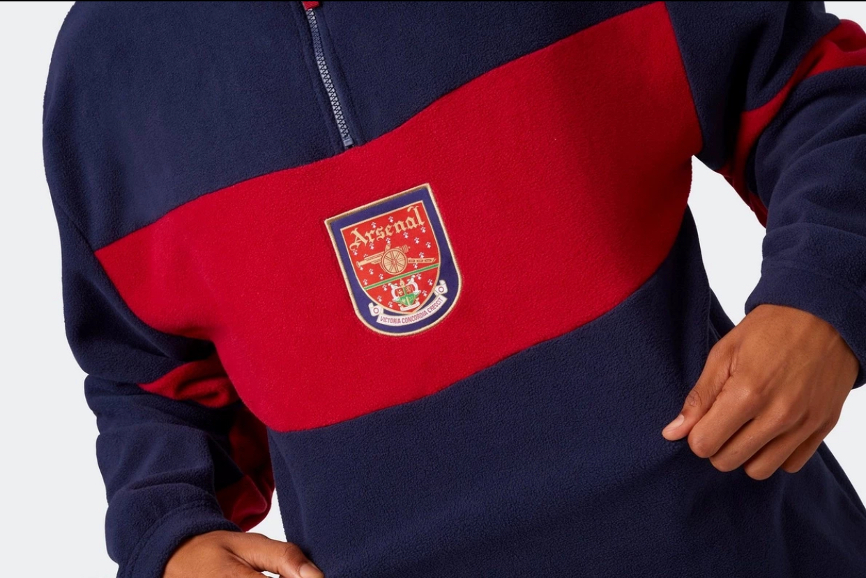 2023 Arsenal Retro Red Fleece Jacket