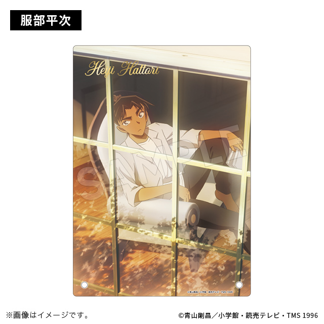 柯南日版壓克力版畫-平次 窗邊沉思